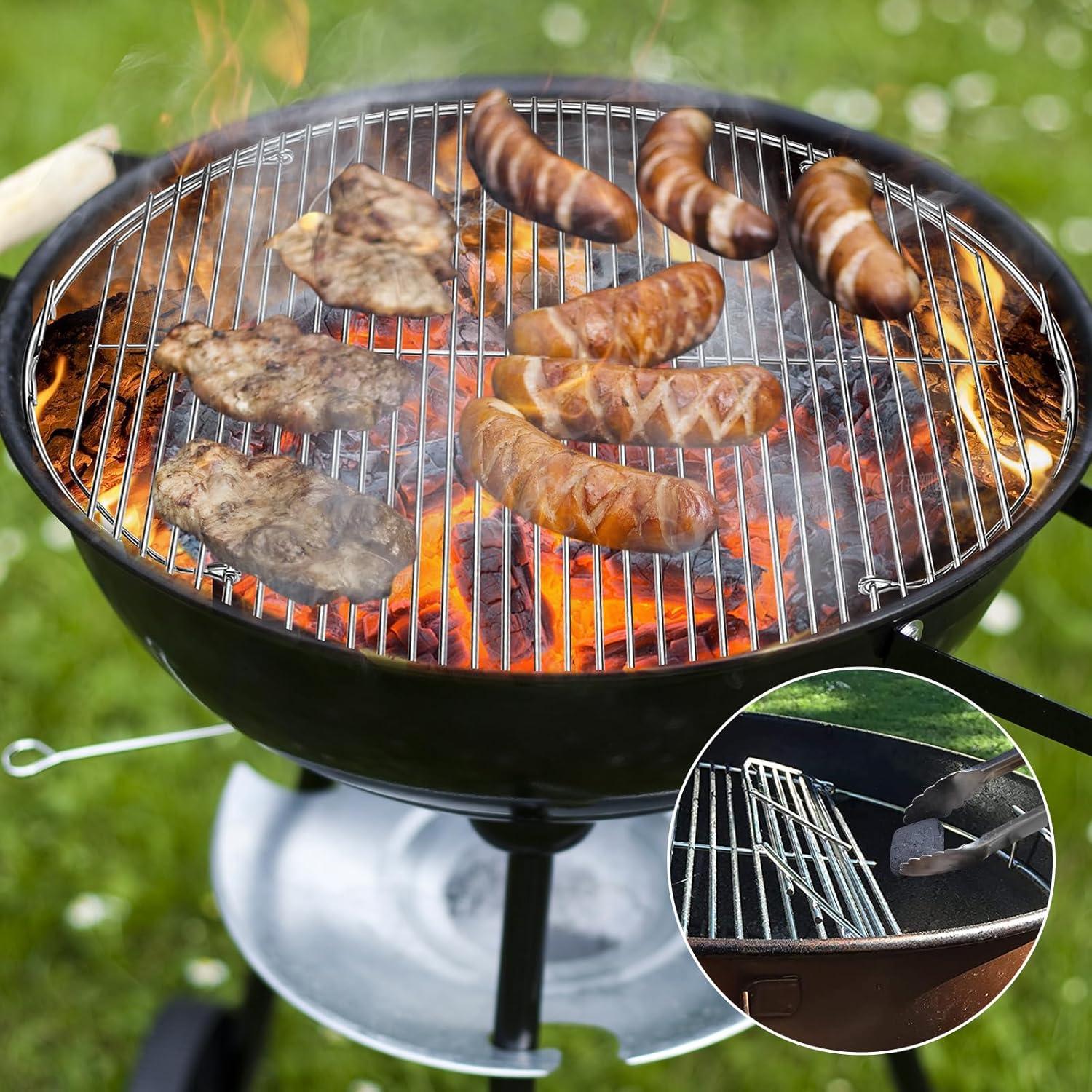 Rejilla Plegable de Acero Inoxidable Wanchao para Parrilla Weber 54.6 cm