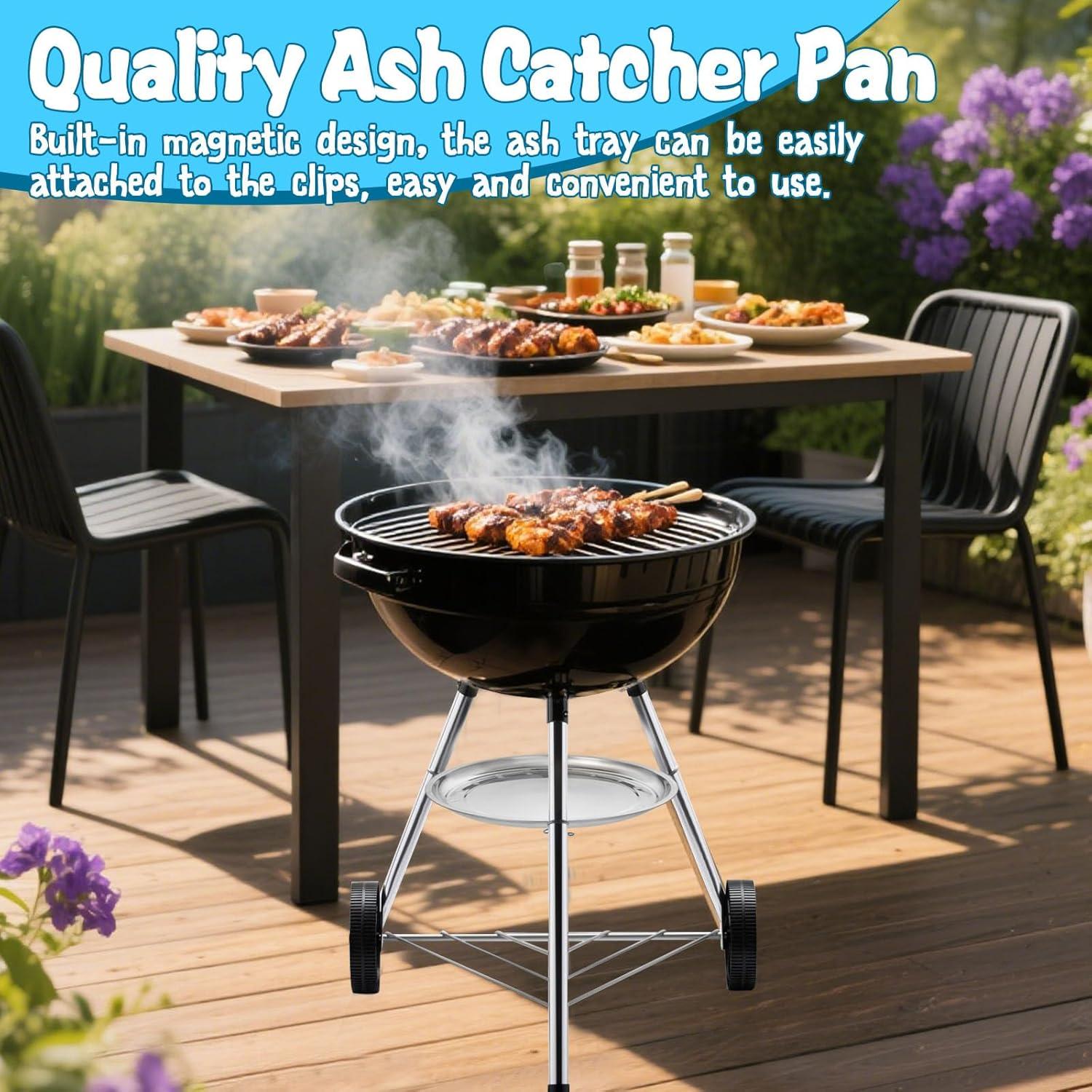 Bandeja para Cenizas de Acero Inoxidable HFYZZ 34.5 cm - 2 Pcs