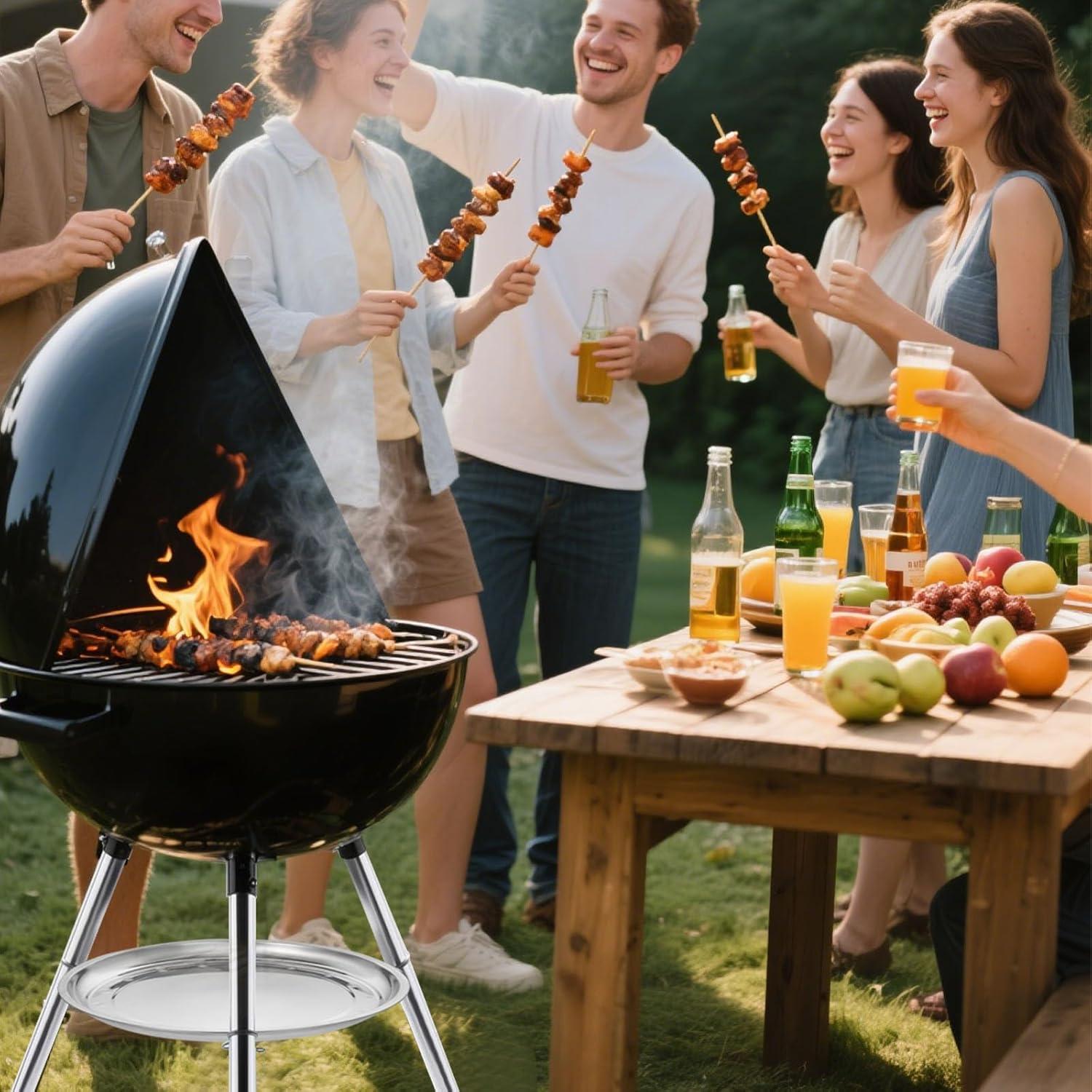 Bandeja para Cenizas de Acero Inoxidable HFYZZ 34.5 cm - 2 Pcs