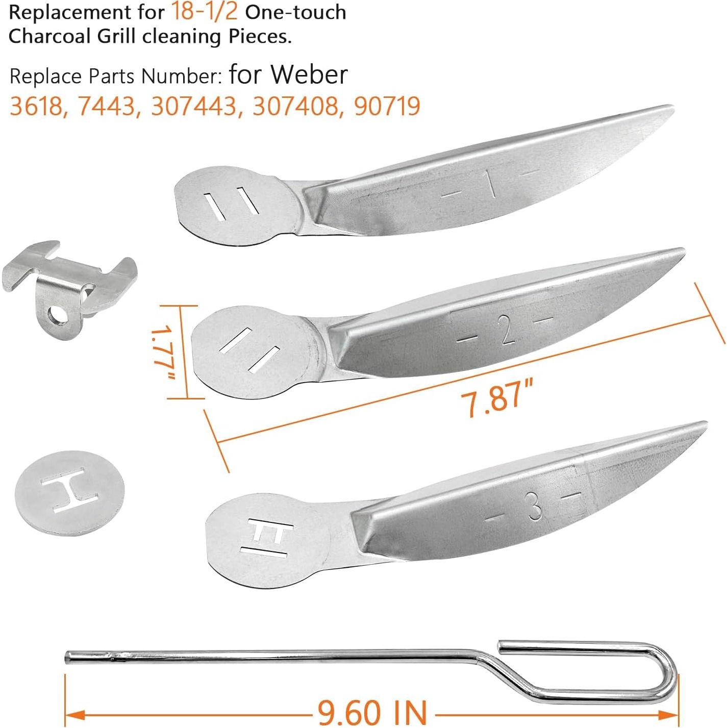 Kit de Limpieza One-Touch Weber 18.5" Plata - YAOAWE