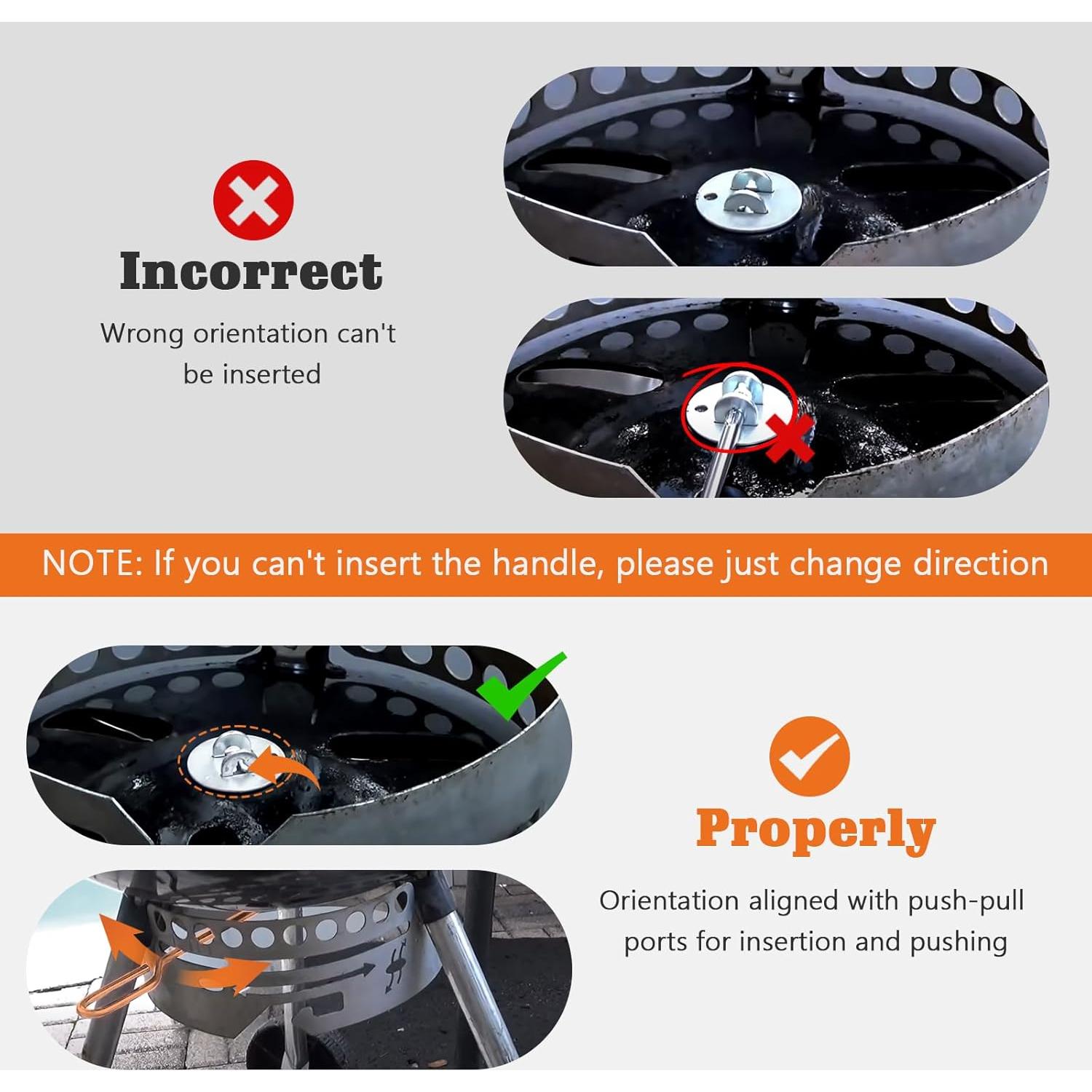 Kit de Limpieza One-Touch Weber 18.5" Plata - YAOAWE