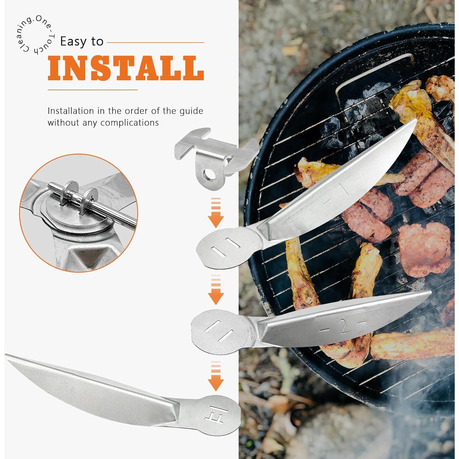 Kit de Limpieza One-Touch Weber 18.5" Plata - YAOAWE