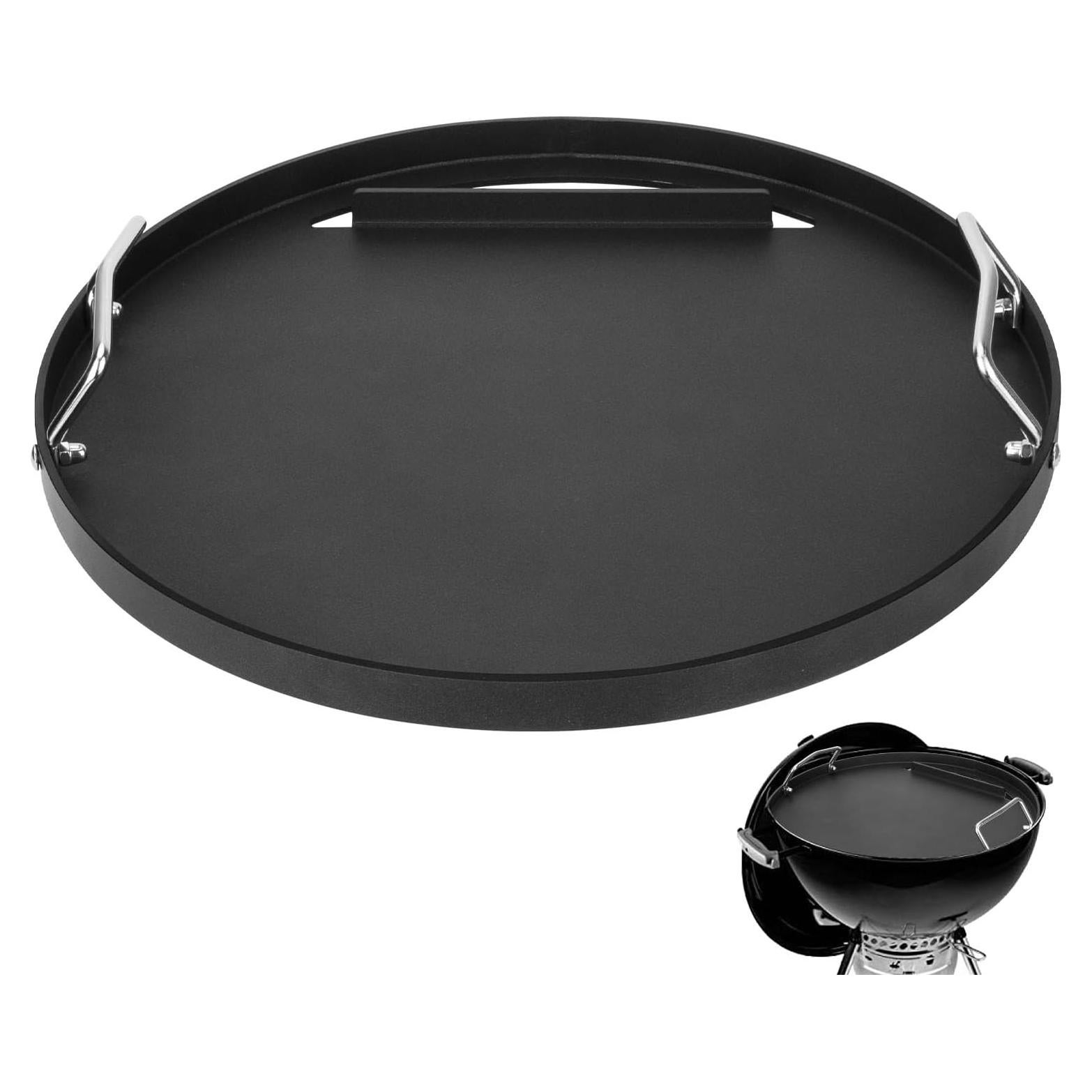 Plancha de Acero al Carbono EasiBBQ 44.45 cm para Parrillas Weber