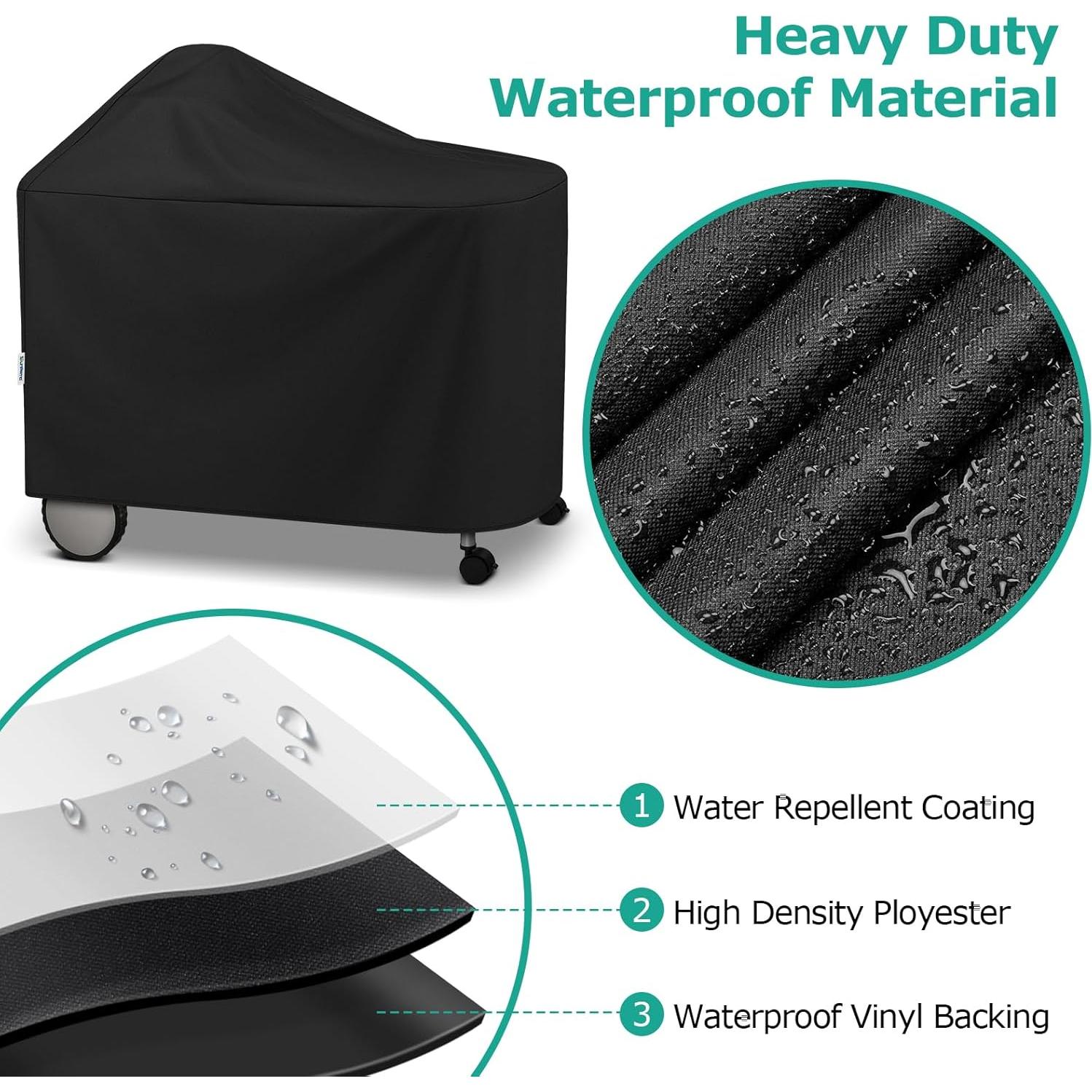 Cubierta de Parrilla Impermeable SunPatio 123x65x101 cm