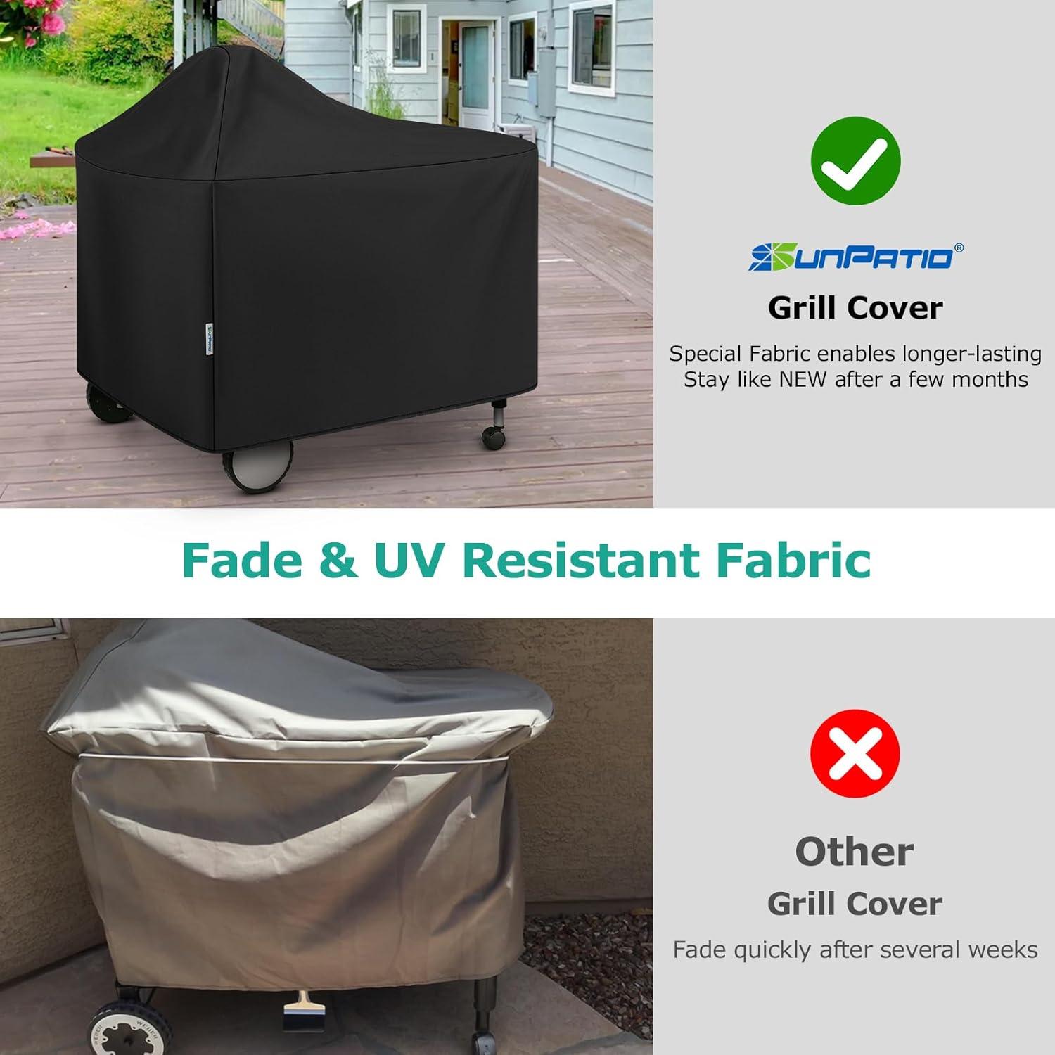 Cubierta de Parrilla Impermeable SunPatio 123x65x101 cm