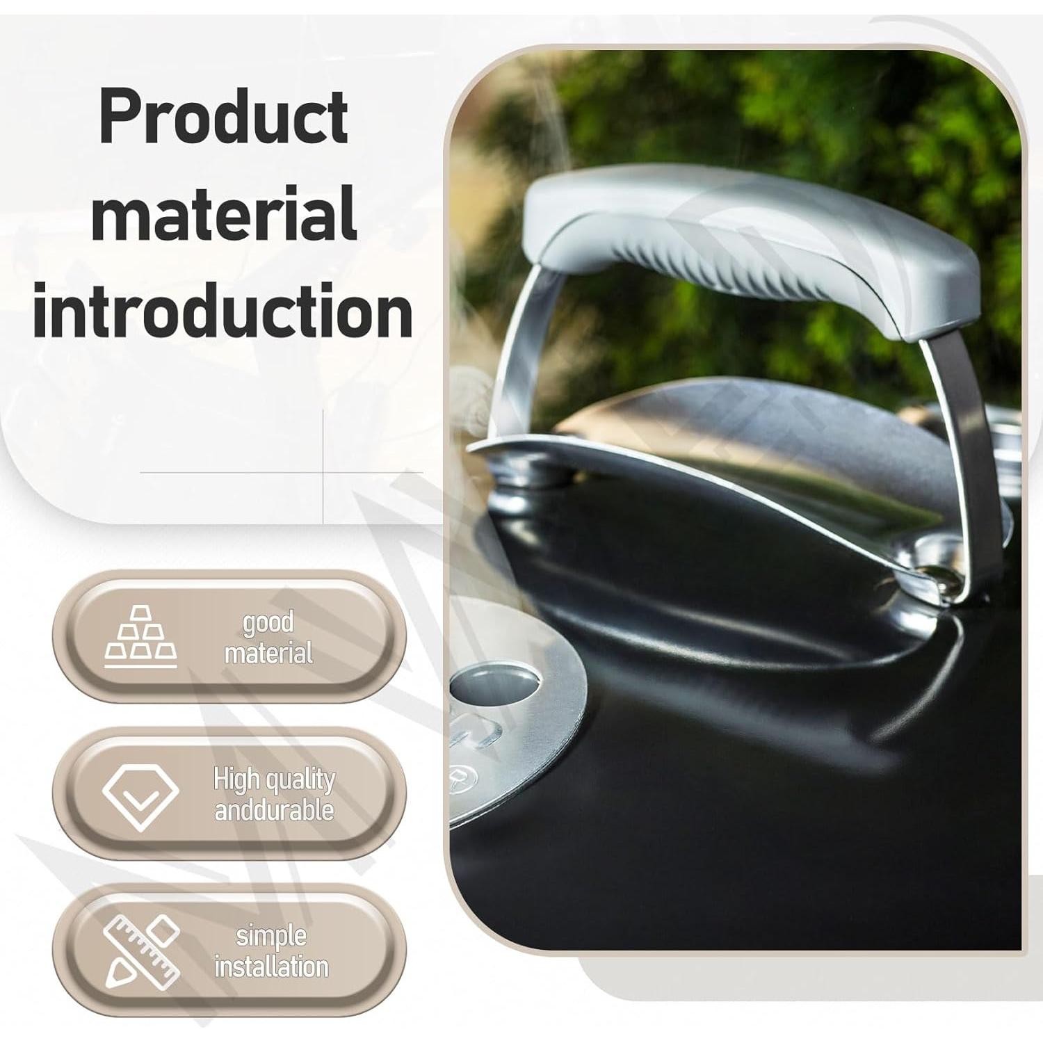 Mango de Tapa de Parrilla de Carbón MWEDP 80671 Compatible 18-26"