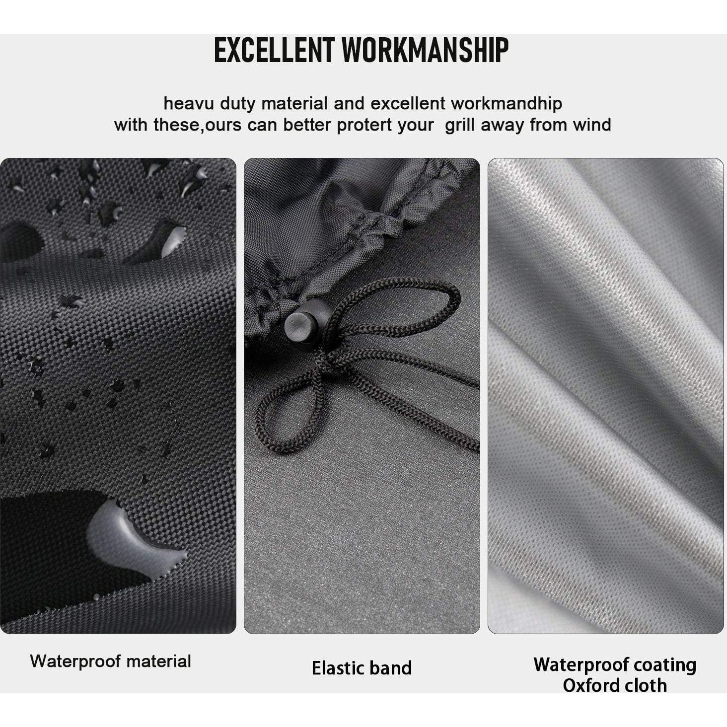 Cubierta de Parrilla Redonda TwoPone Impermeable 61 cm x 71 cm