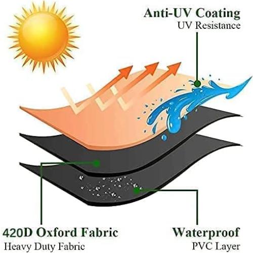 Cubierta de Parrilla Redonda TwoPone Impermeable 61 cm x 71 cm