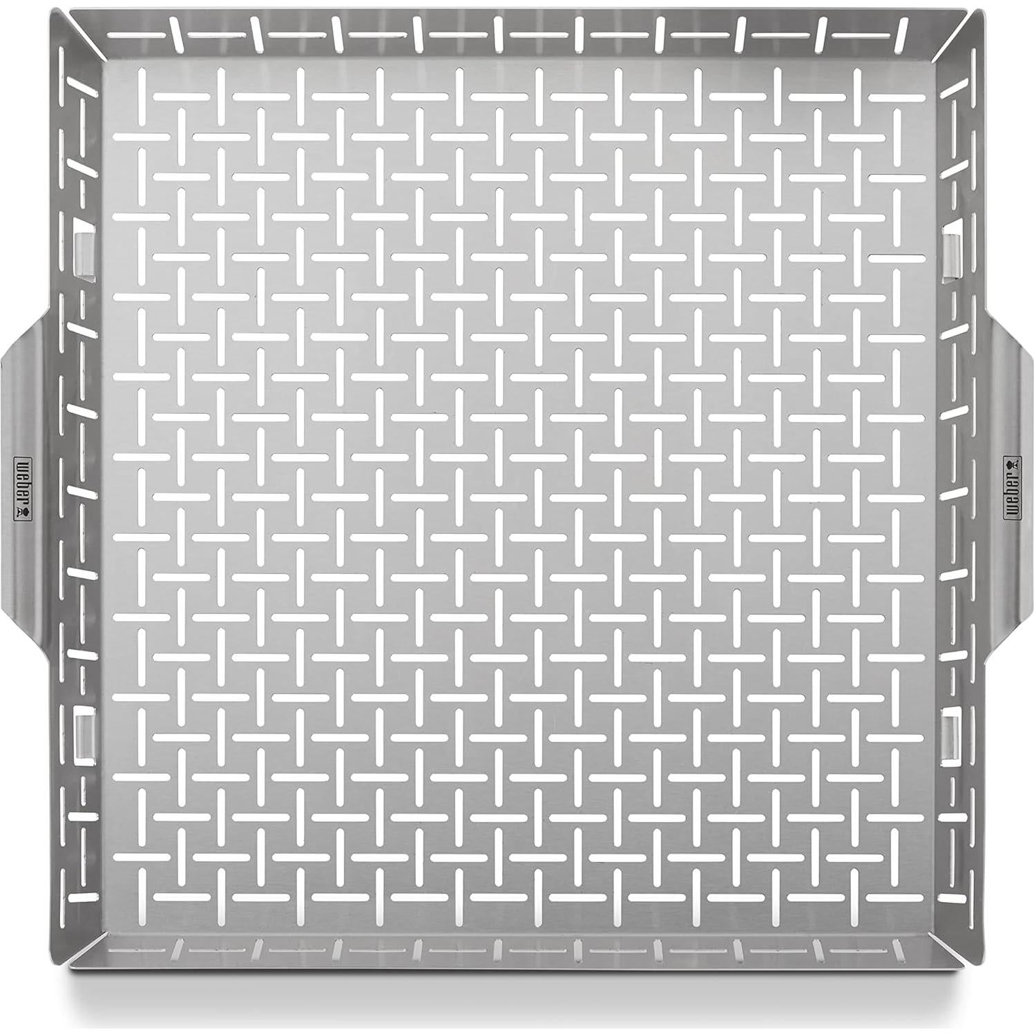 Cesta de Asado Weber Crafted 44.1x41.6 cm - Acero Inoxidable