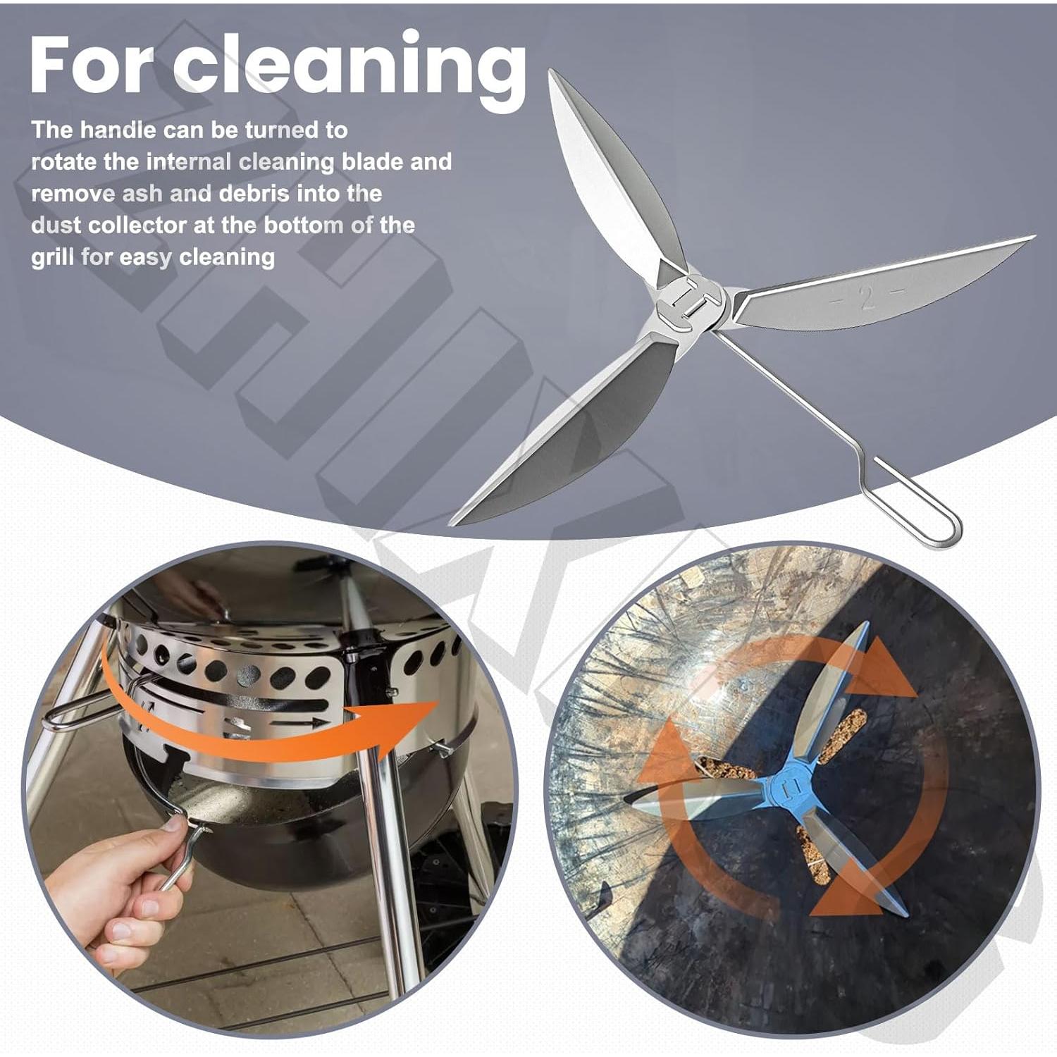 Kit de Limpieza One-Touch Weber 7444 para Parrillas 22.5"