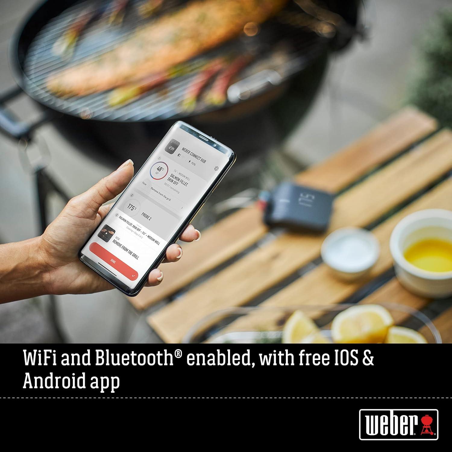 Cubierta de Parrilla de Carbón Weber 7173 Negra 91.4x86.4 cm