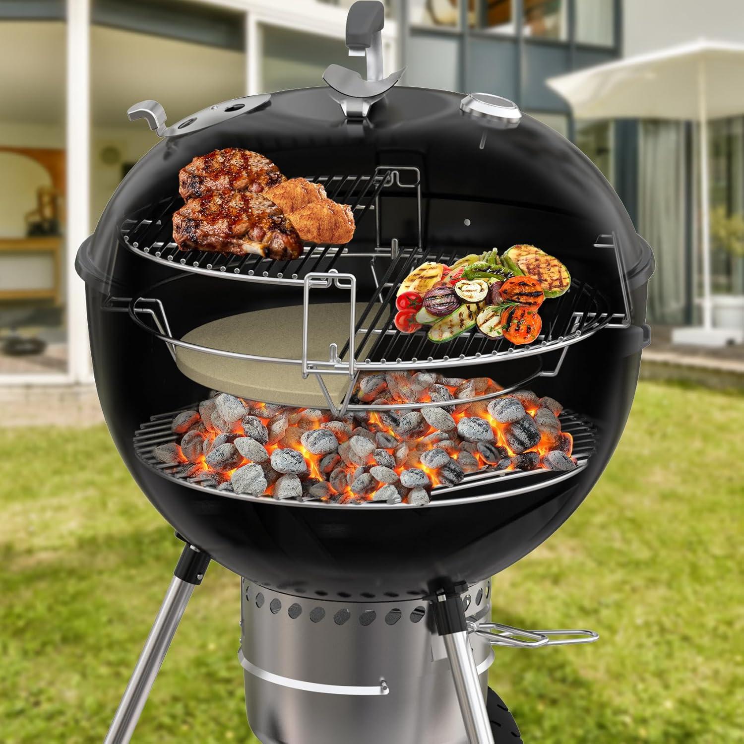 Kit de Rejilla de Cocción Skyflame para Parrillas Kettle 22"