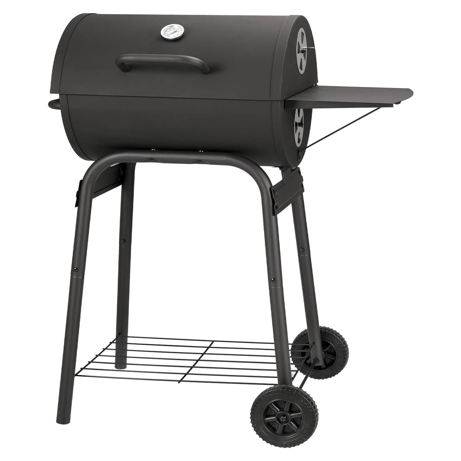 Parrilla de Carbón Kendane CA-30 con Estante Lateral 322.6 cm²