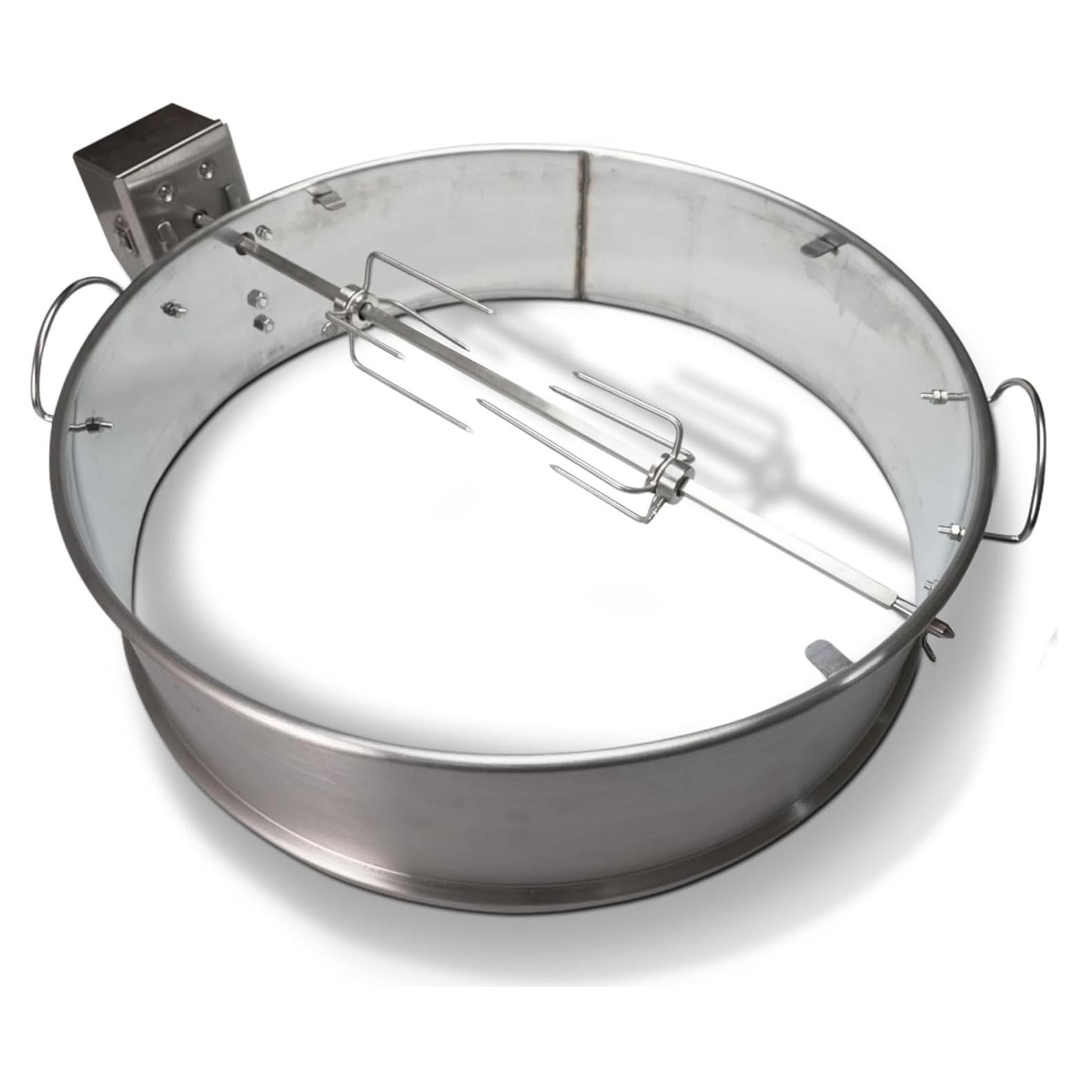 Kit Rotisserie SnS para Parrillas Kettle 22" Acero Inoxidable