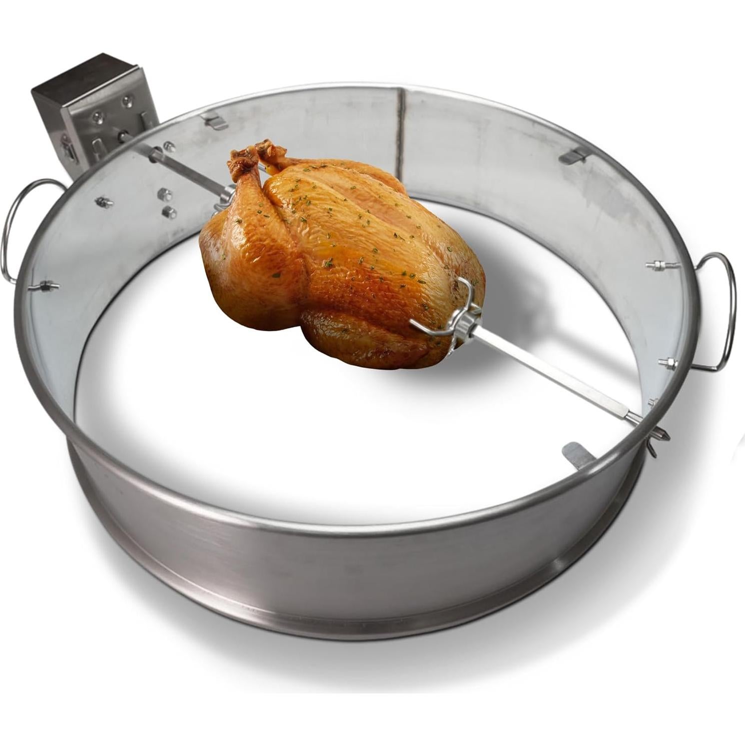 Kit Rotisserie SnS para Parrillas Kettle 22" Acero Inoxidable