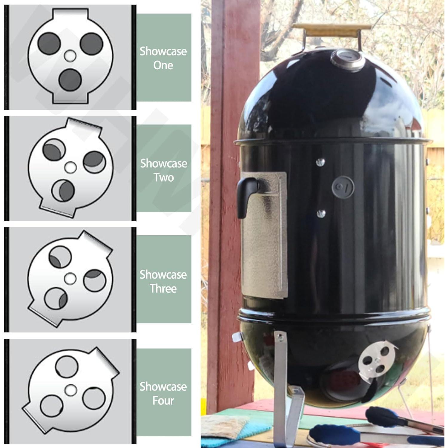 Kit de Compensación 63015 y Mango Madera para Weber 18"