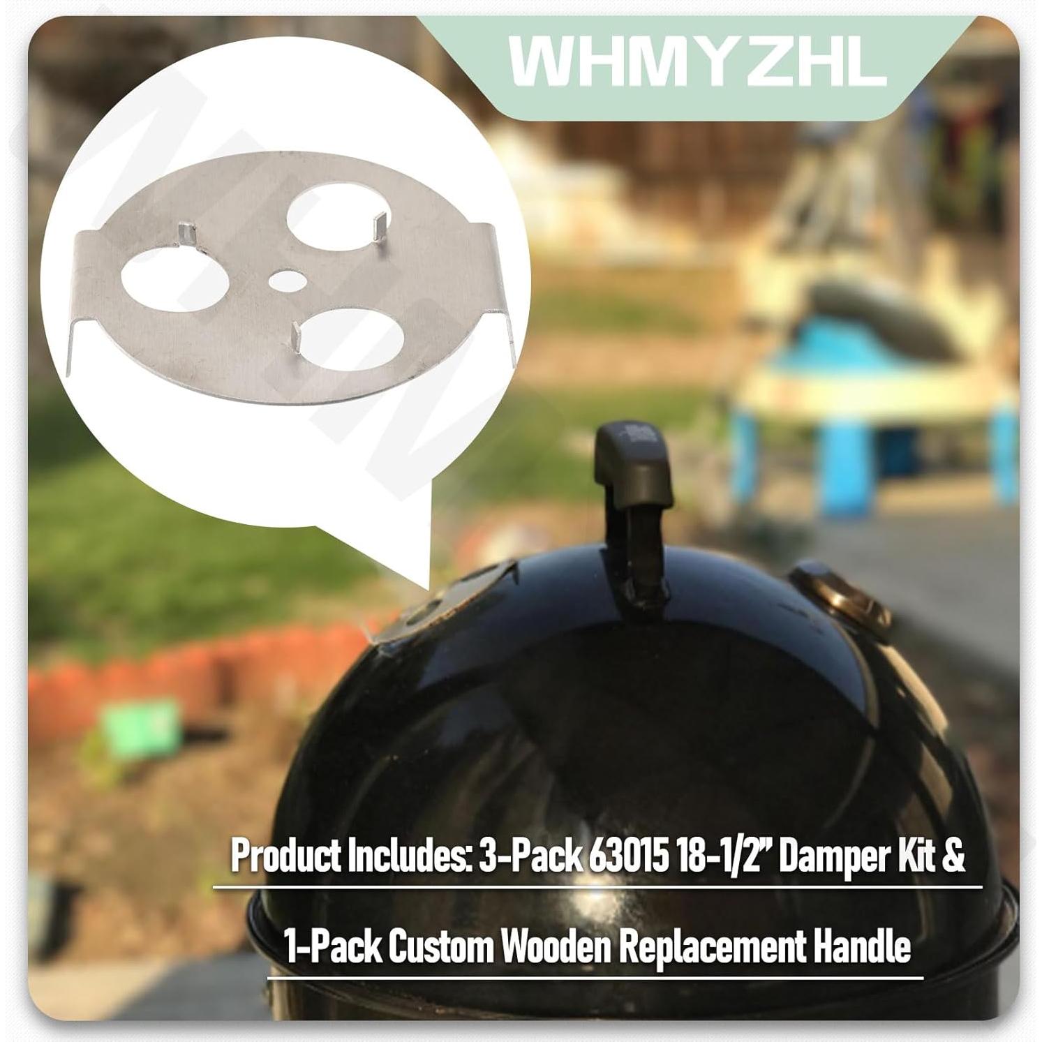 Kit de Compensación 63015 y Mango Madera para Weber 18"