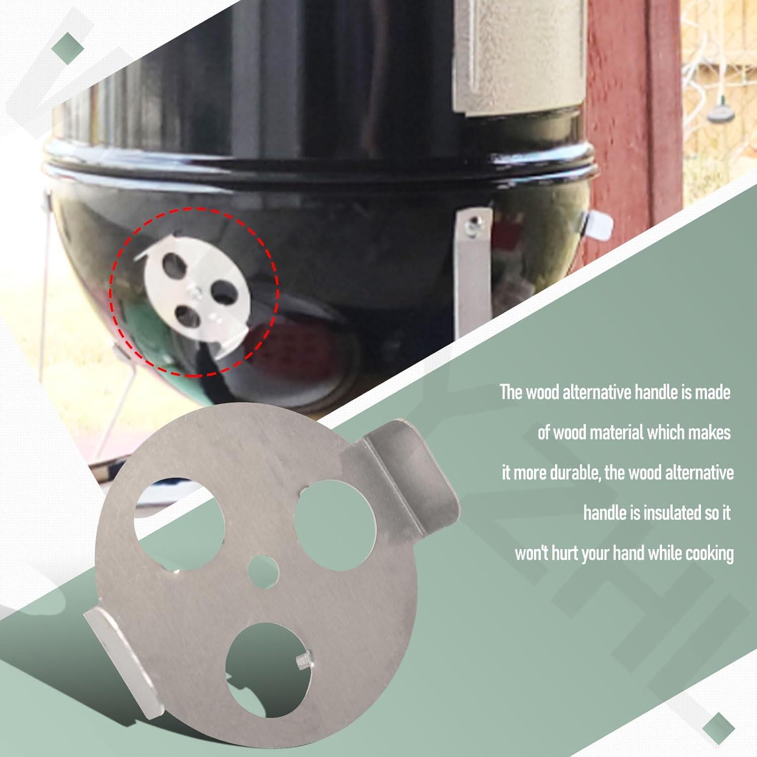 Kit de Compensación 63015 y Mango Madera para Weber 18"