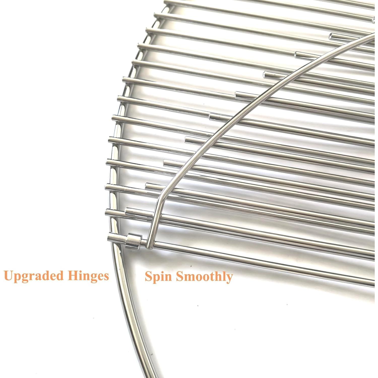 Rejilla de Parrilla GRILLJOB 22" Acero Inoxidable 304 Bisagra