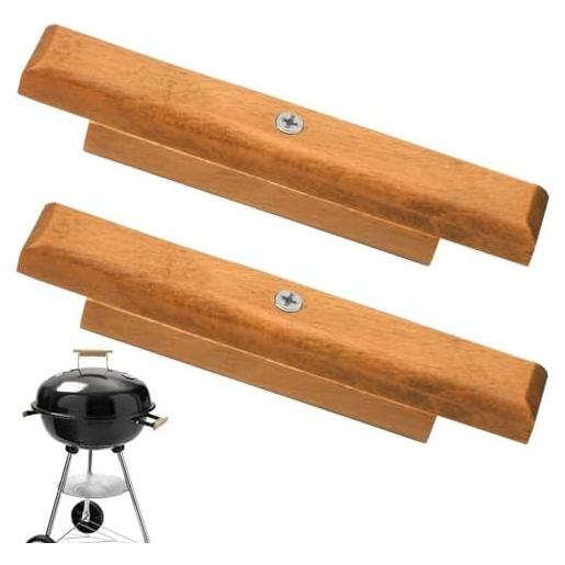 Mango de Madera Repuesto WHMYZHL para Parrilla Weber - 2 Piezas
