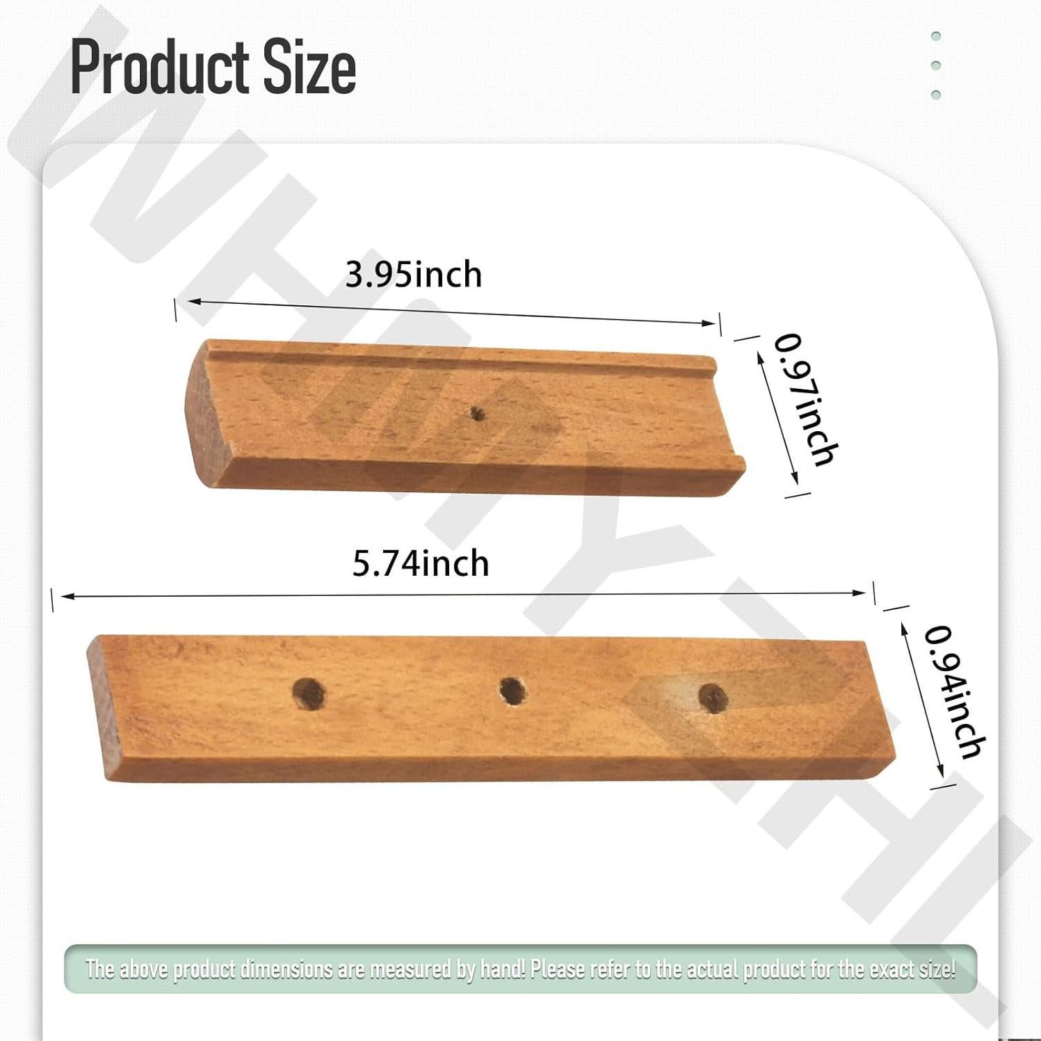 Mango de Madera Repuesto WHMYZHL para Parrilla Weber - 2 Piezas