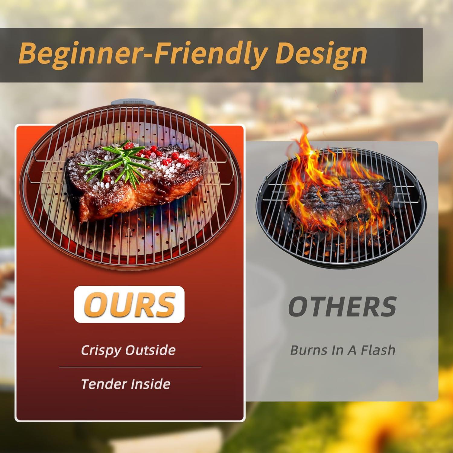 Rejilla de Reemplazo Benzoyl para Parrilla 22" Acero Inoxidable