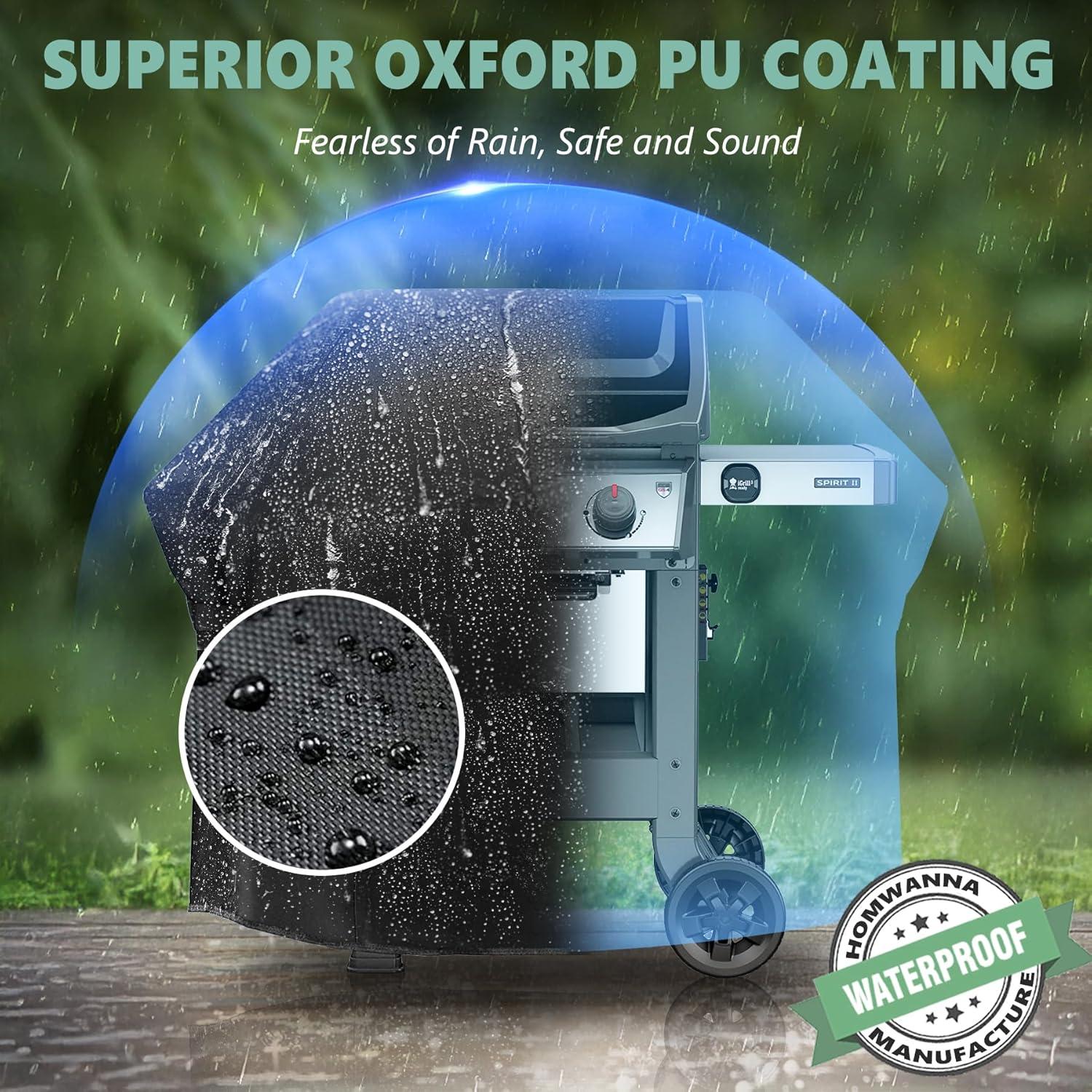 Cubierta para Parrilla HomWanna 75 Pulgadas Impermeable