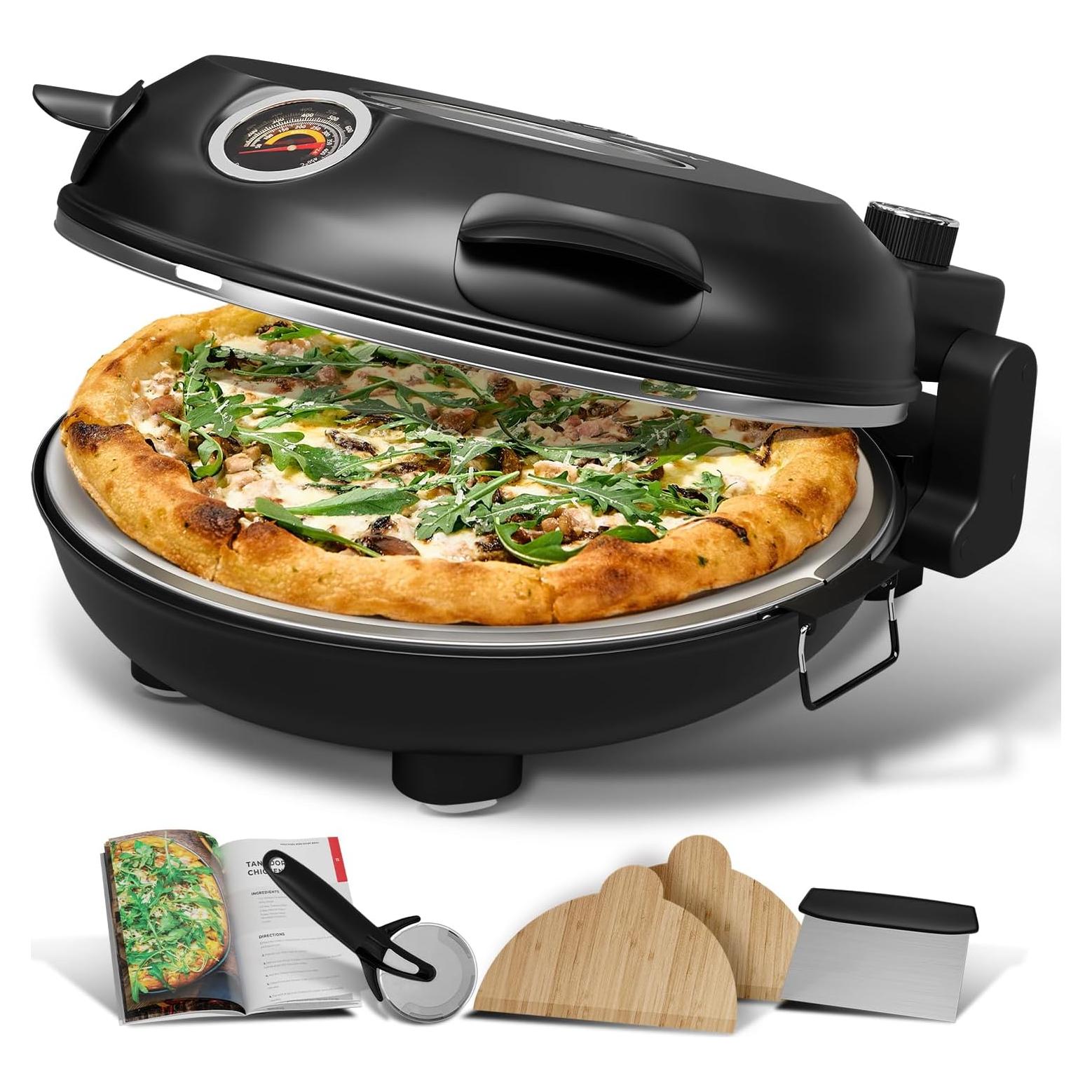 Horno Eléctrico para Pizza Eatex 12" - Temperatura 421°C