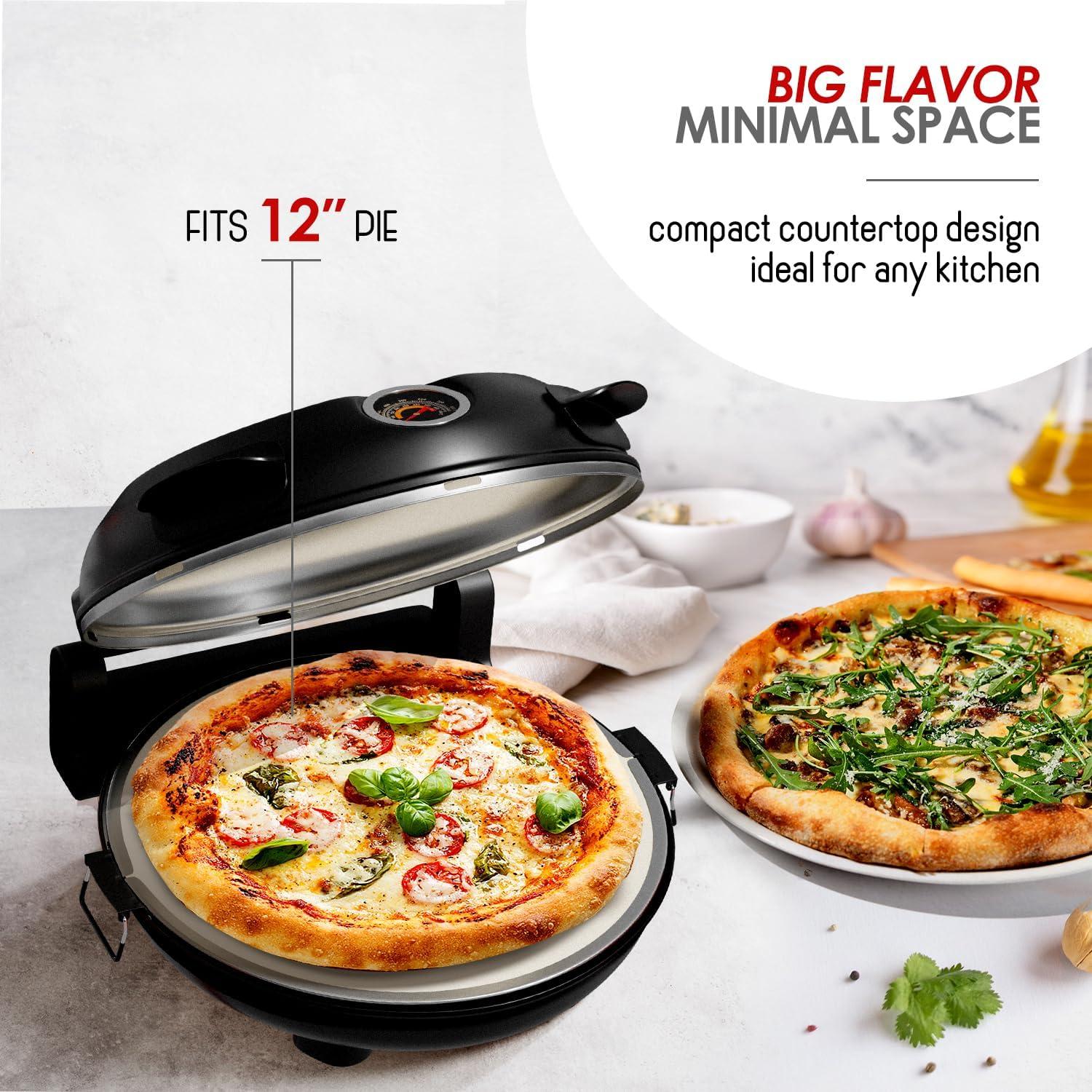 Horno Eléctrico para Pizza Eatex 12" - Temperatura 421°C