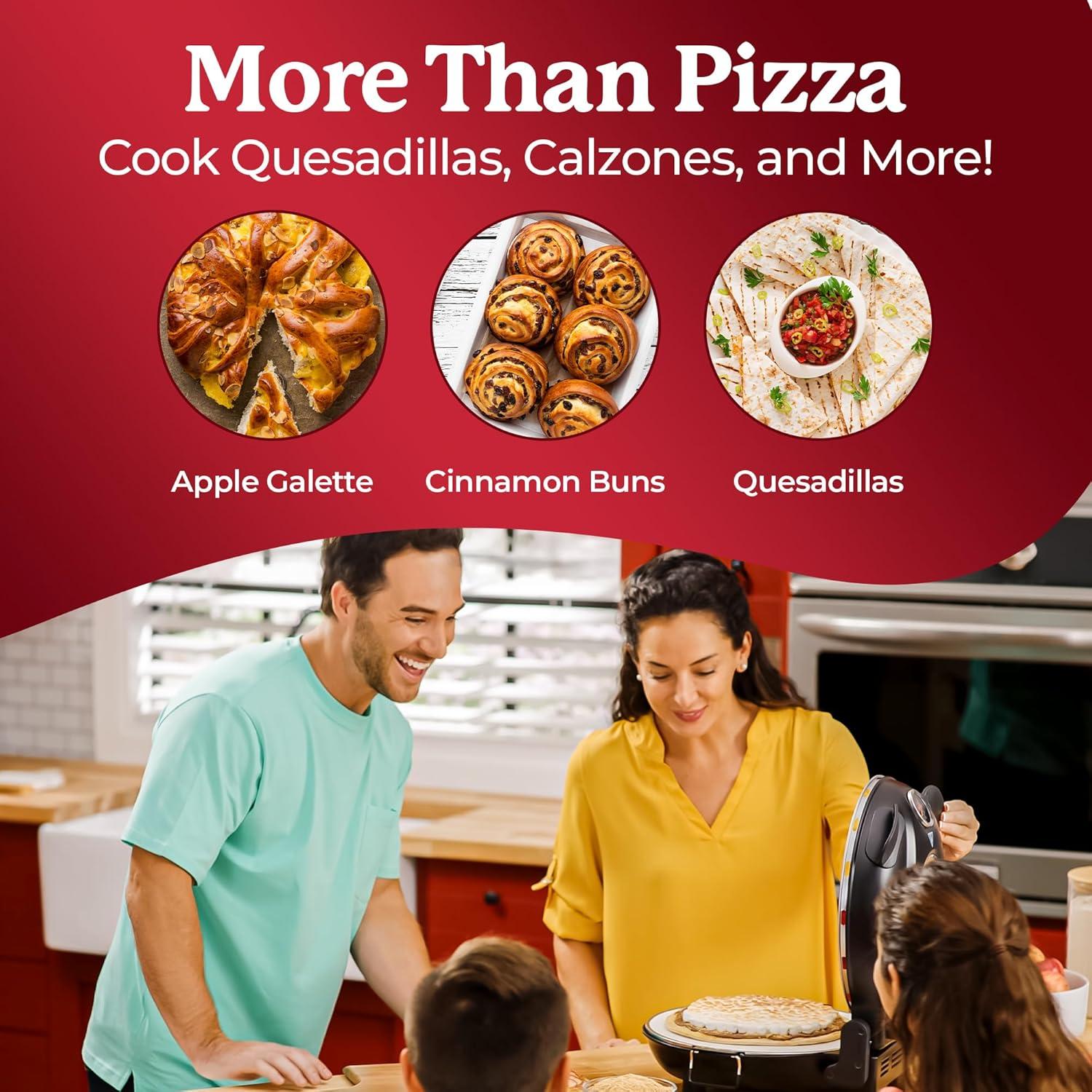 Horno de Pizza Eléctrico Piezano 30.48 cm Granitestone 427°C