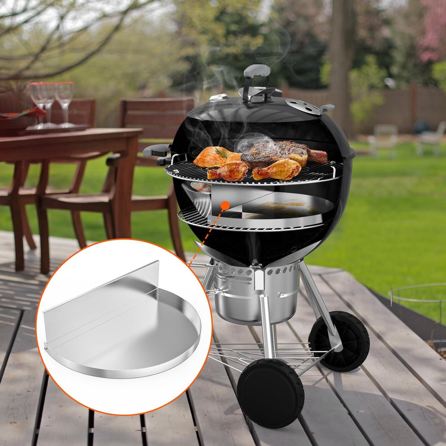 Bandeja de Goteo Desmontable Onlyfire para Parrillas Weber 22"