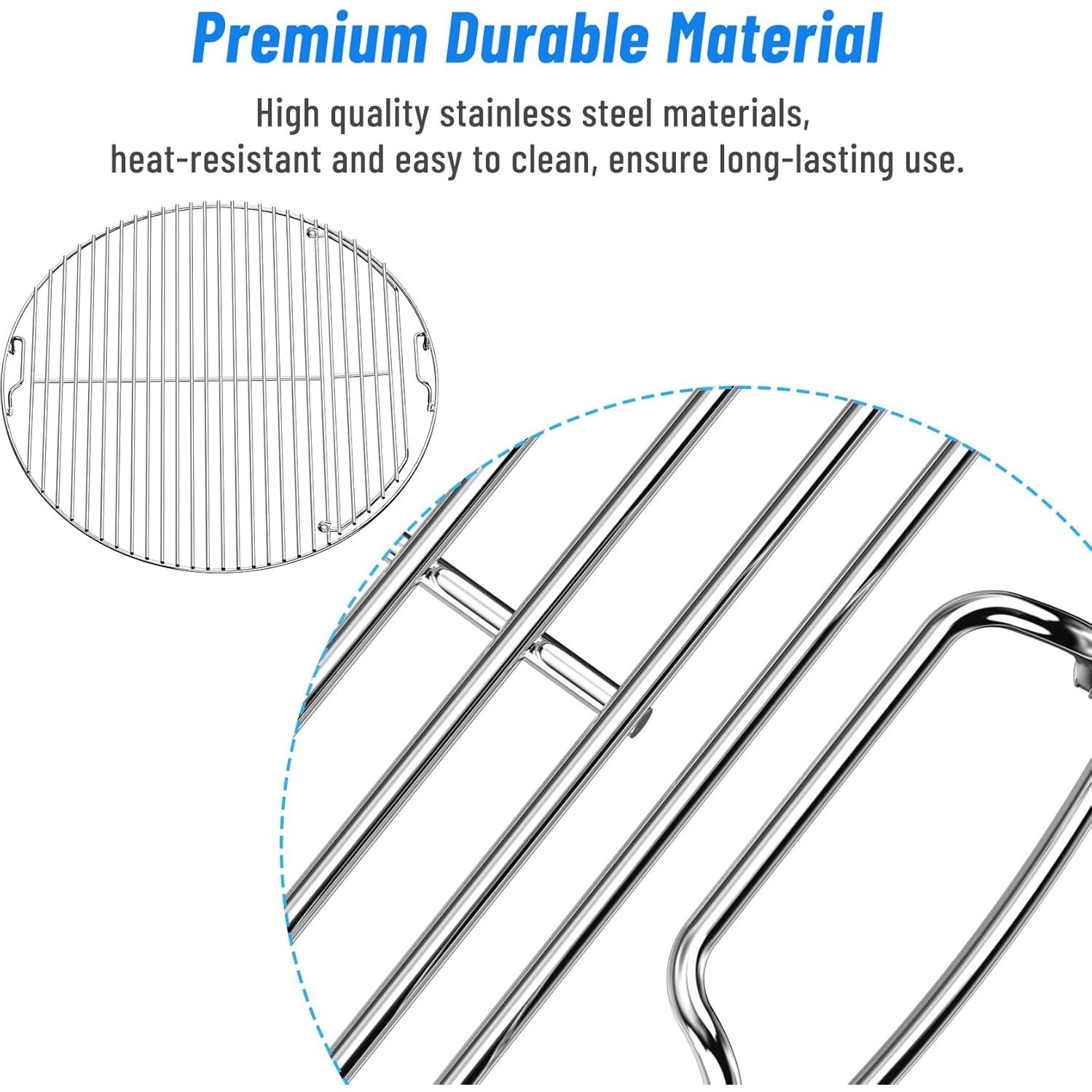 Rejilla de Cocina de Acero Inoxidable Skyflame 54.61 cm con Bisagra