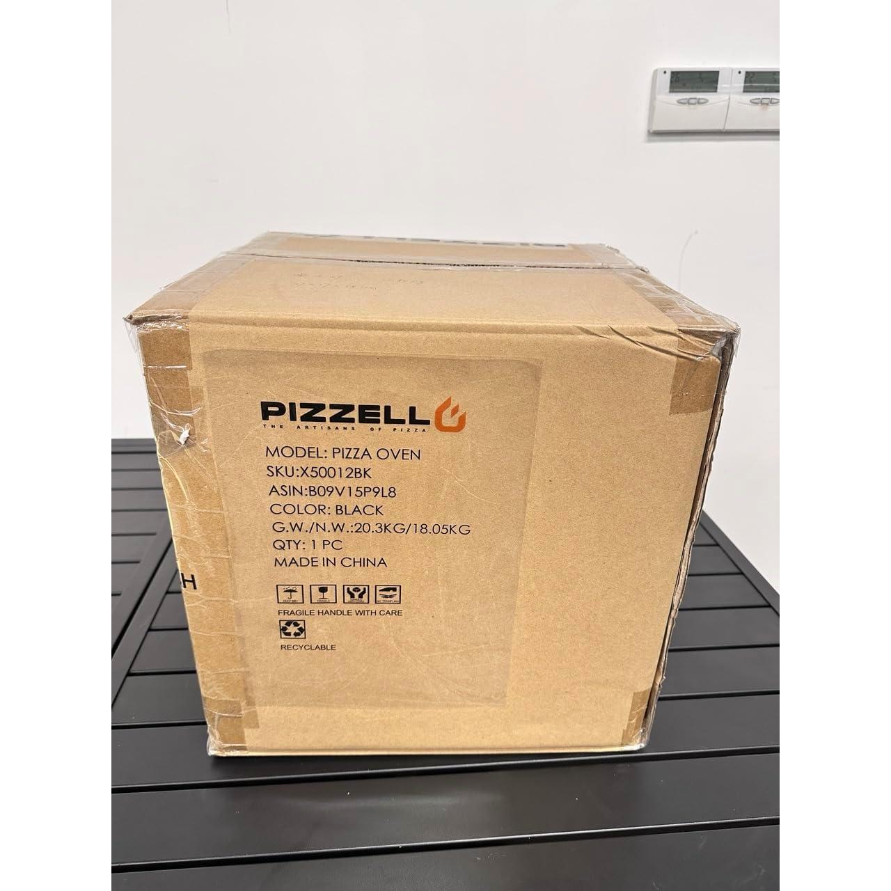 Horno de Pizza 4 en 1 PIZZELLO 16" con Piedra y Paleta