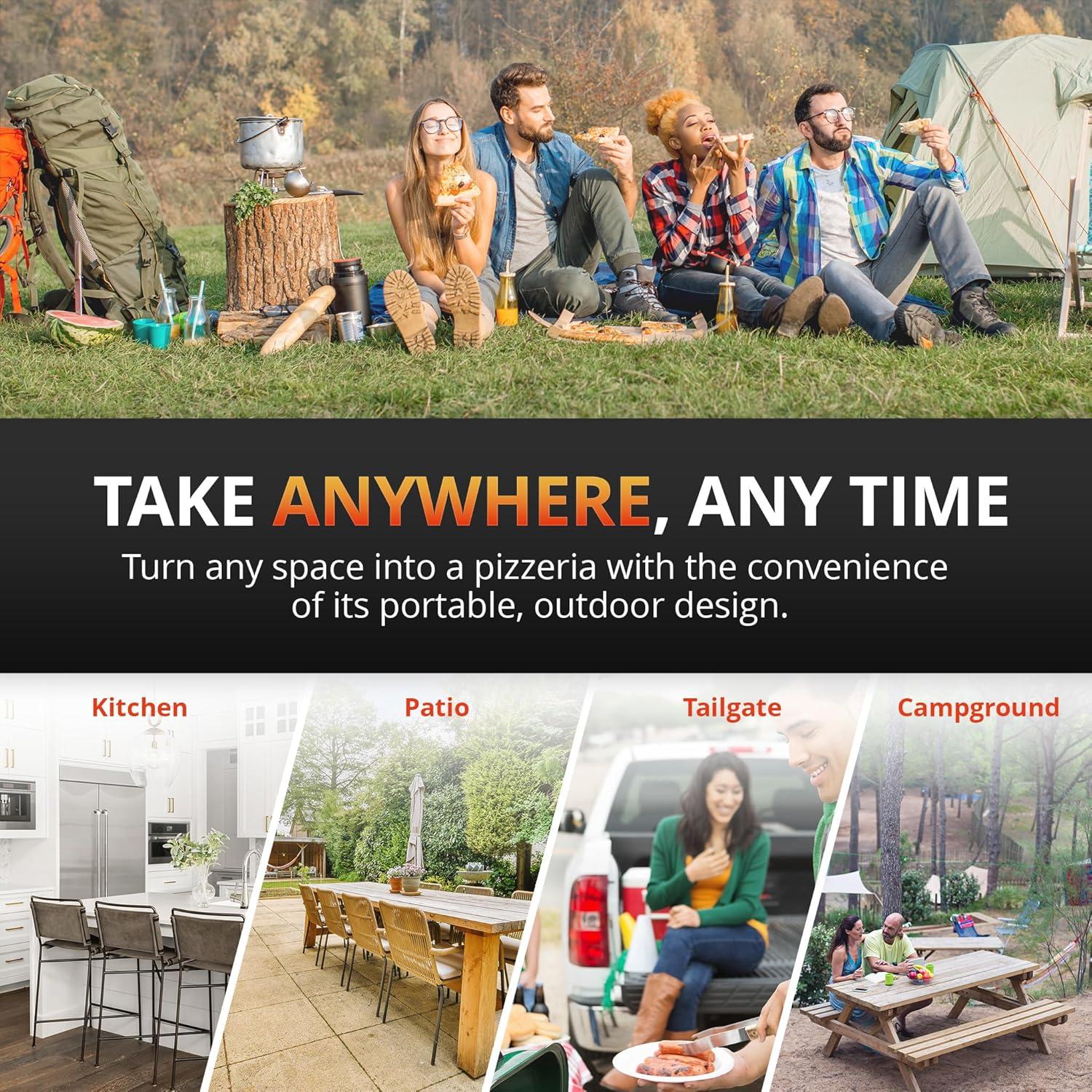 Horno de Pizza Eléctrico Newair NPOE12BK00 1850W 30.48 cm