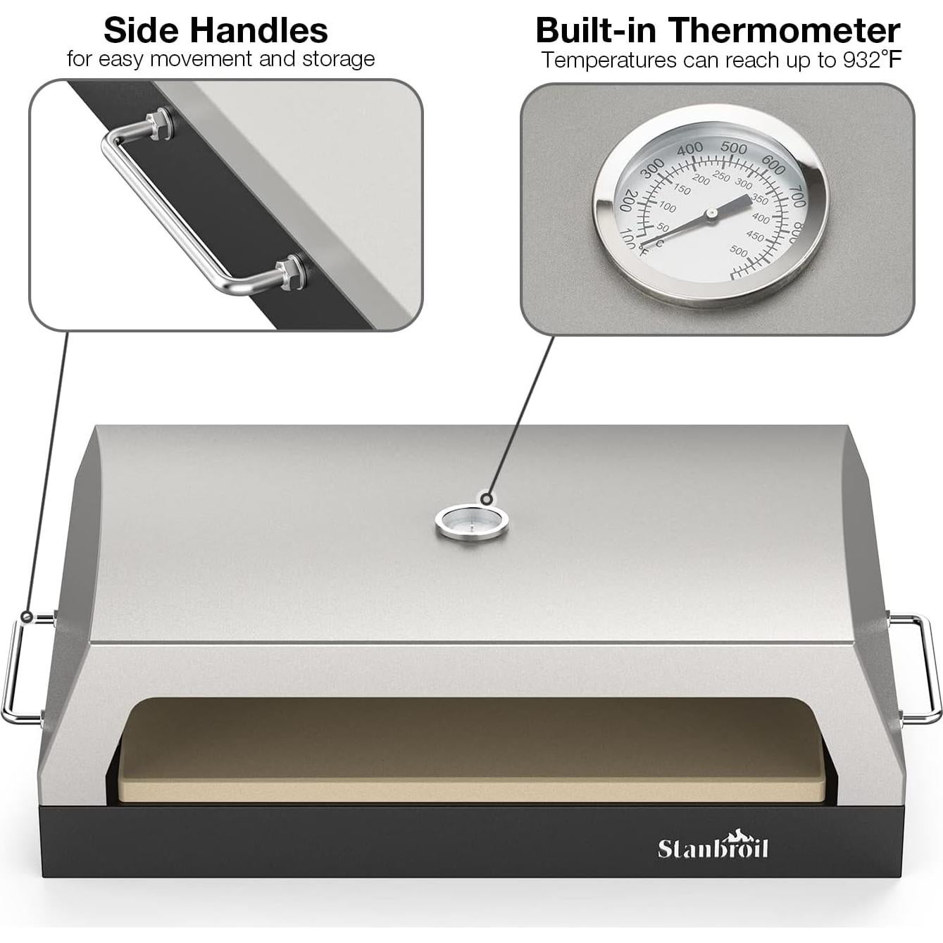 Horno de Pizza al Aire Libre Stanbroil 16" para Camp Chef