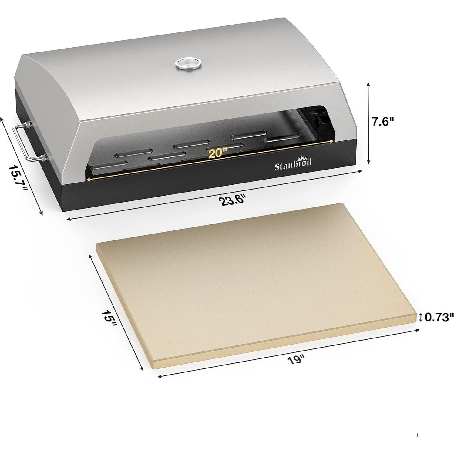 Horno de Pizza al Aire Libre Stanbroil 16" para Camp Chef