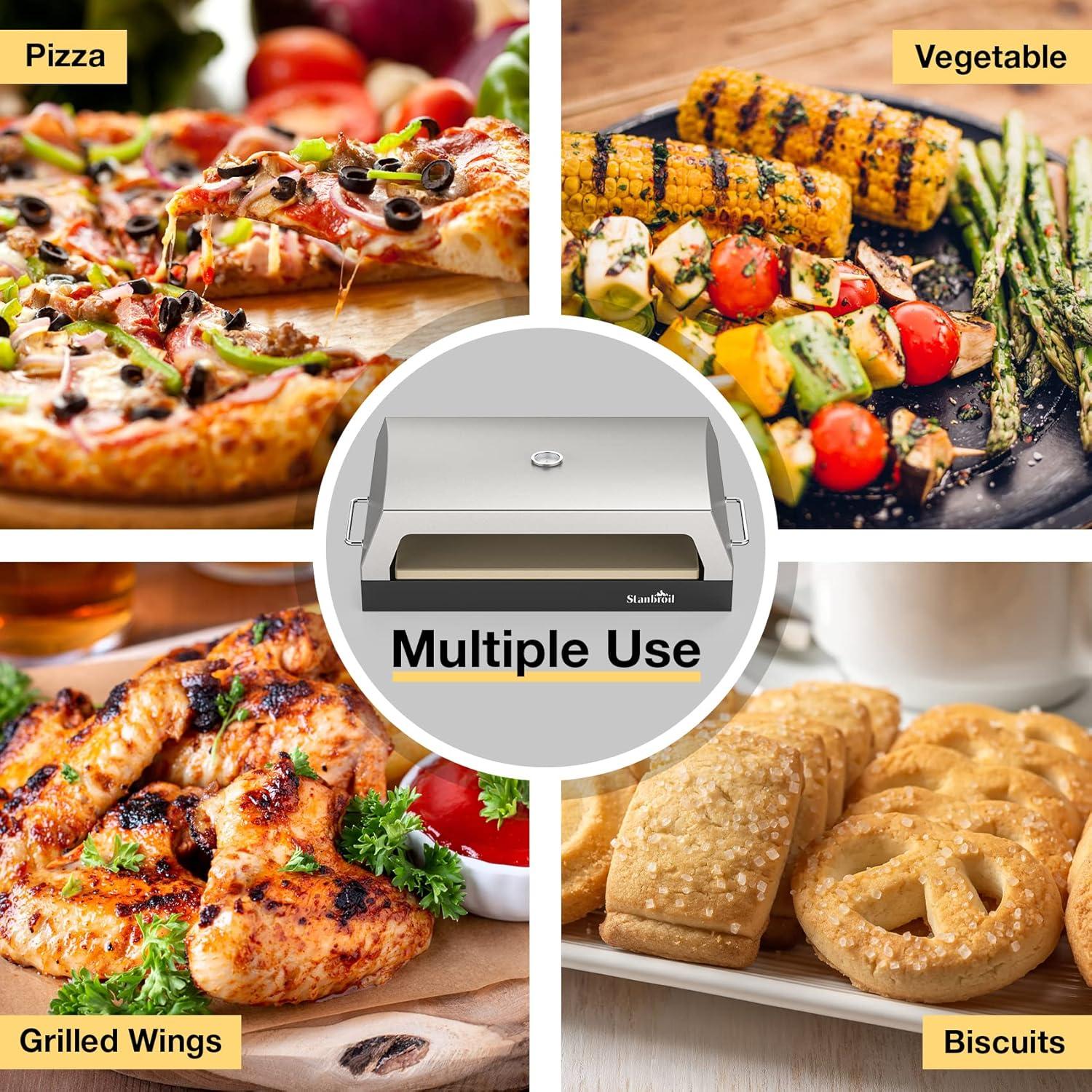 Horno de Pizza al Aire Libre Stanbroil 16" para Camp Chef