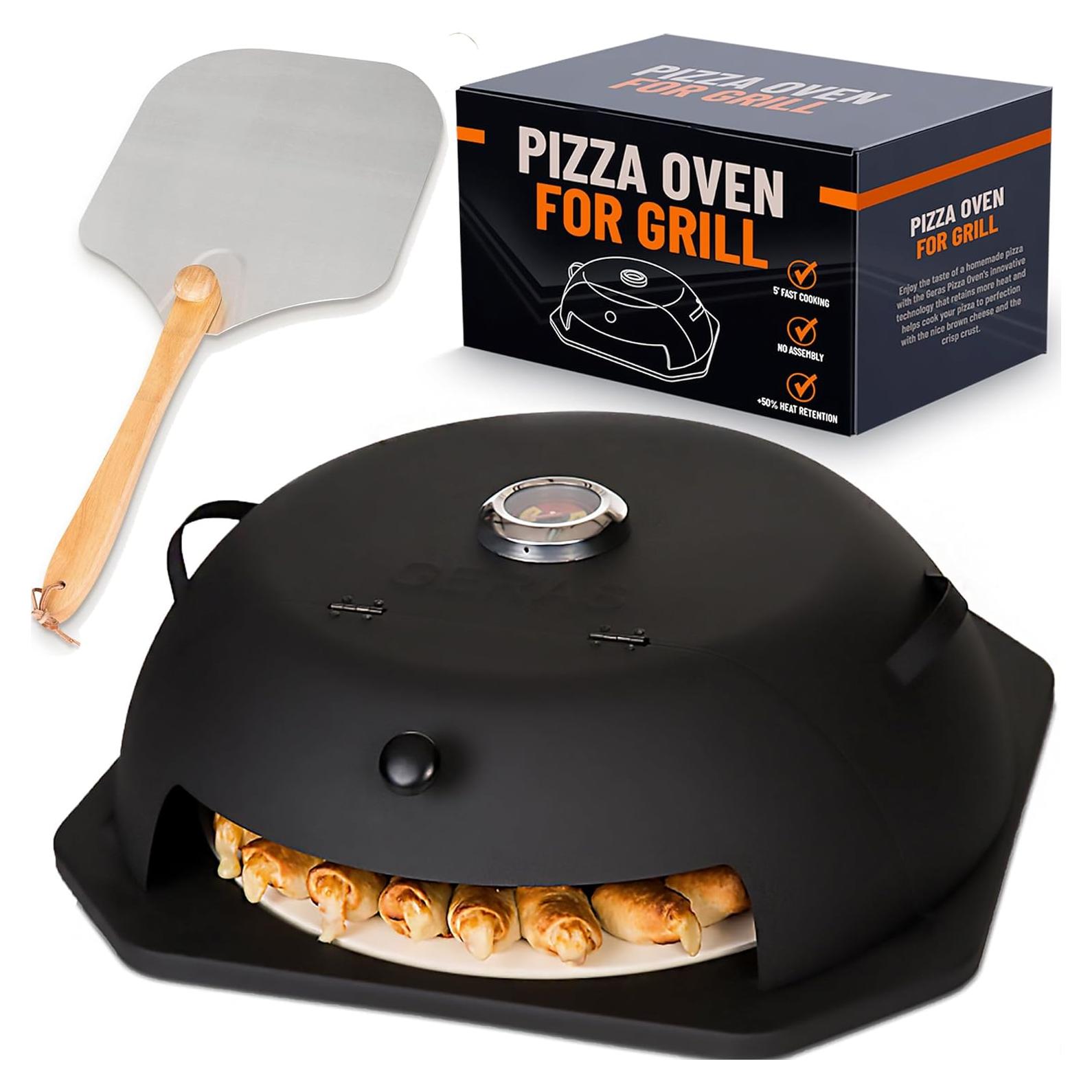 Horno de Pizza Geras HeatGuard Pro para Parrilla - Grande 45.72 cm