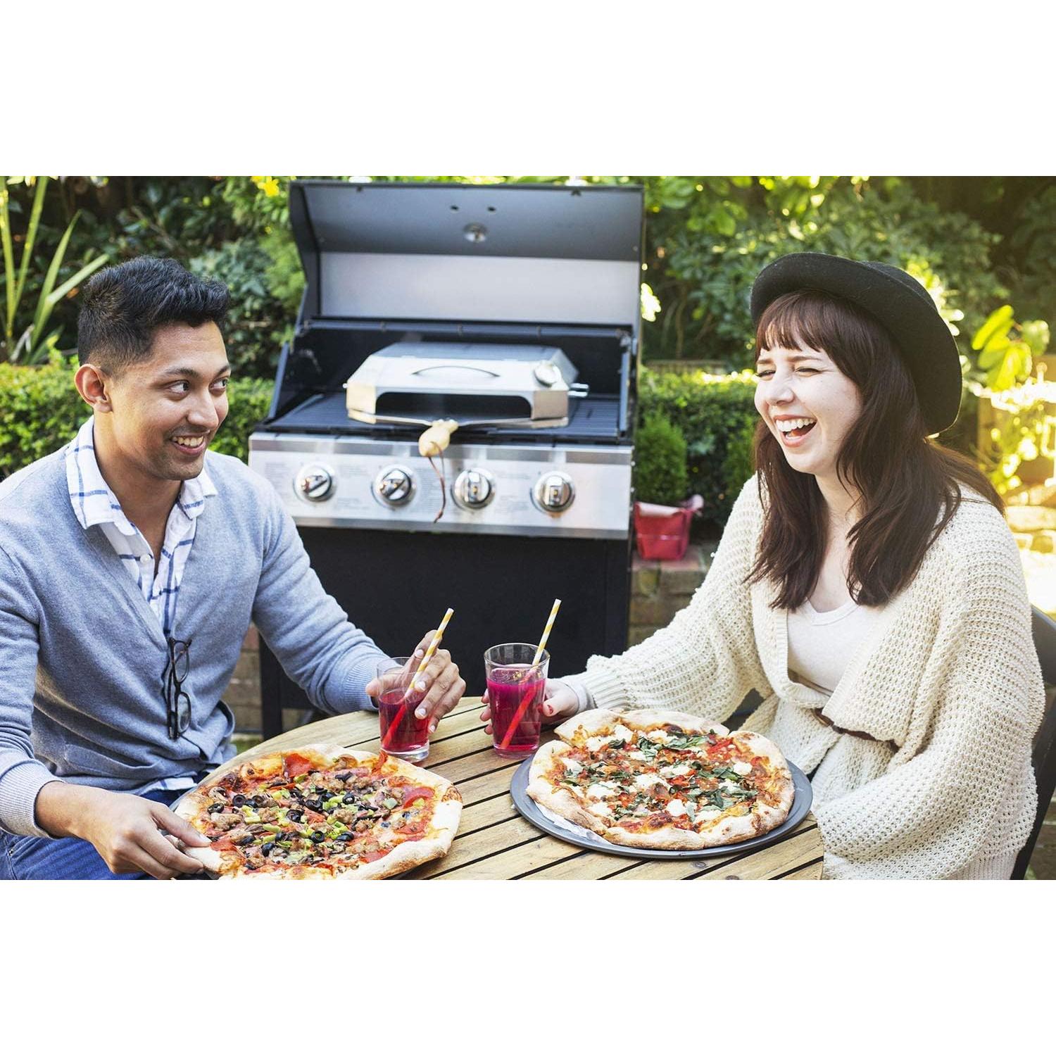 Kit de horno de pizza Onlyfire de acero inoxidable 43x43cm