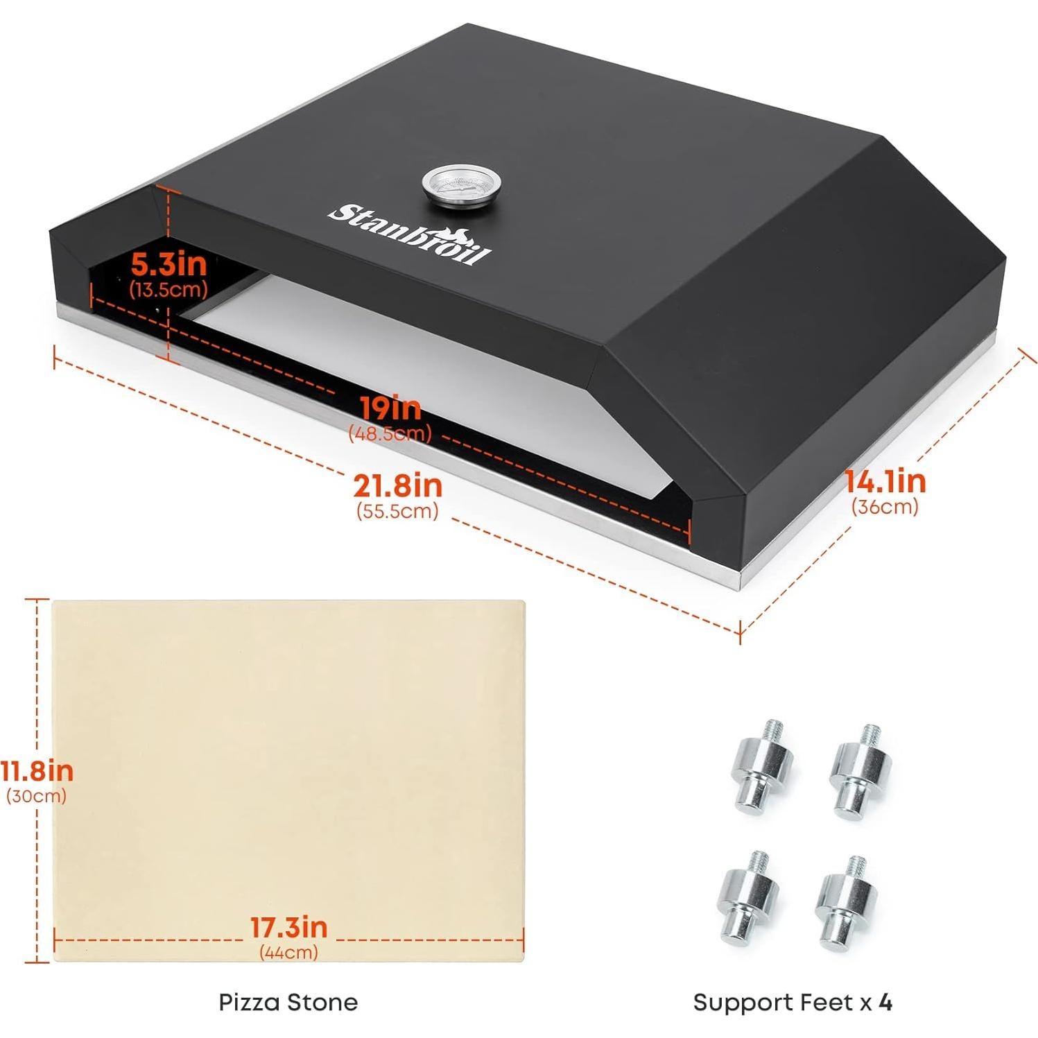 Horno de Pizza al Aire Libre Stanbroil para Blackstone 22" y 28"