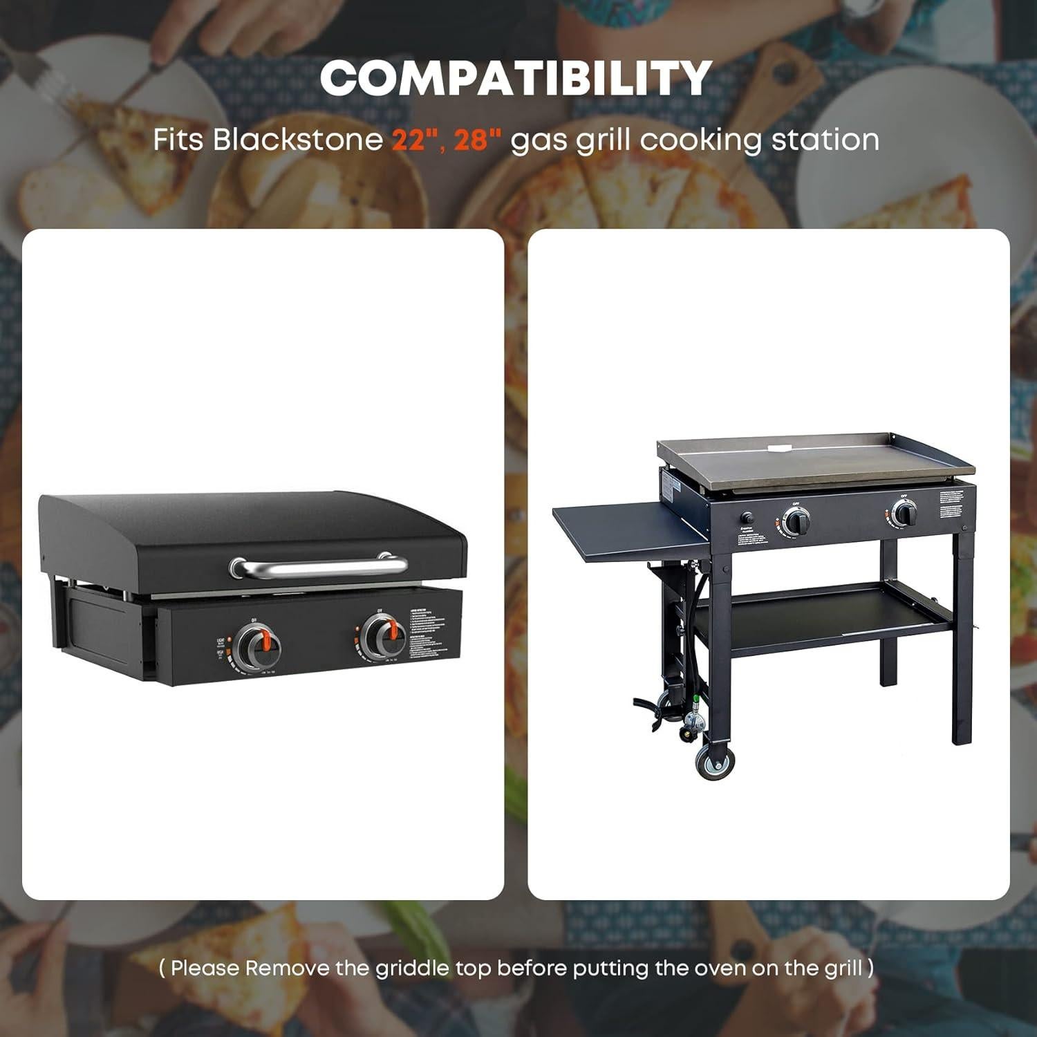 Horno de Pizza al Aire Libre Stanbroil para Blackstone 22" y 28"