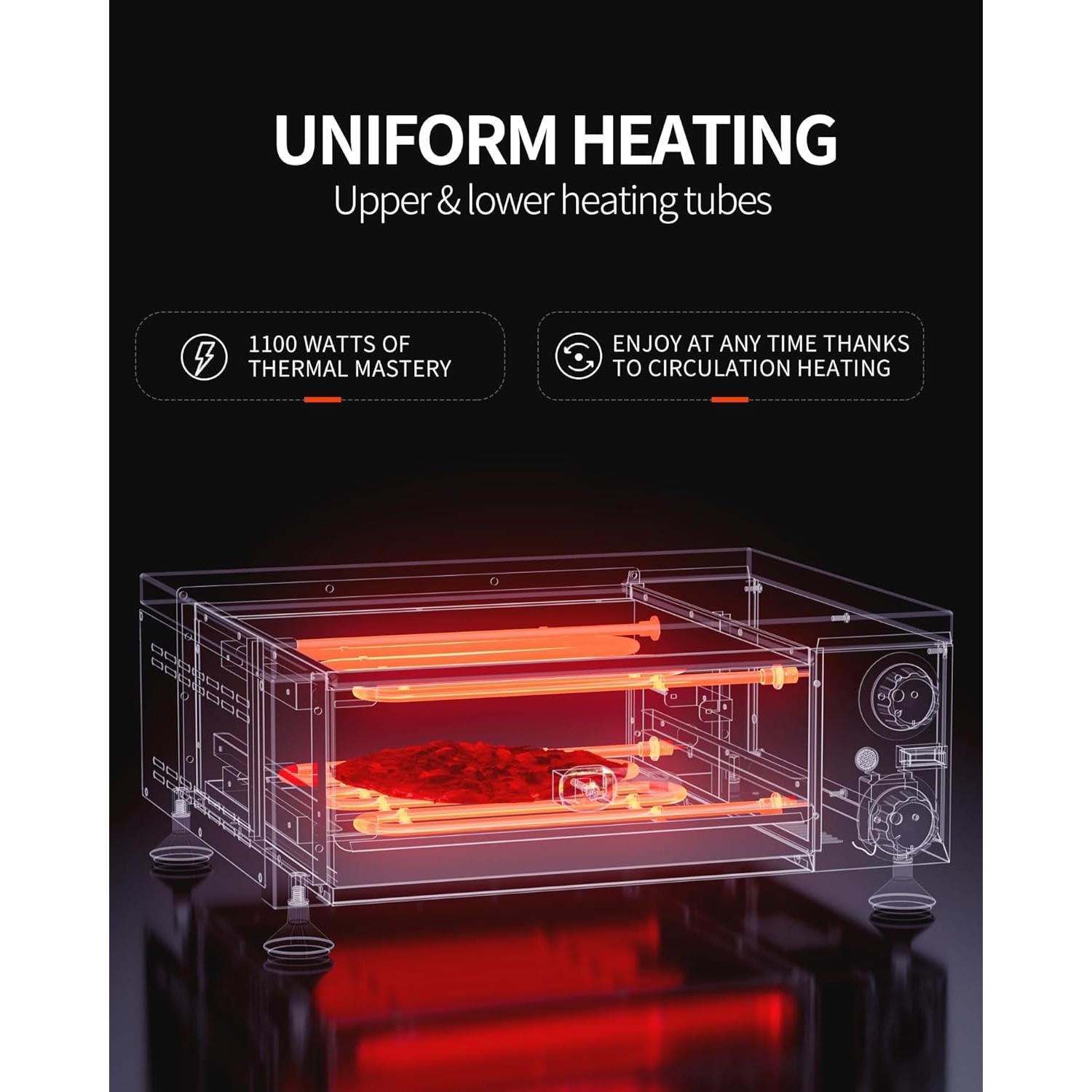 Horno de Pizza Eléctrico Awgpd 10.89 kg Acero Inoxidable Negro