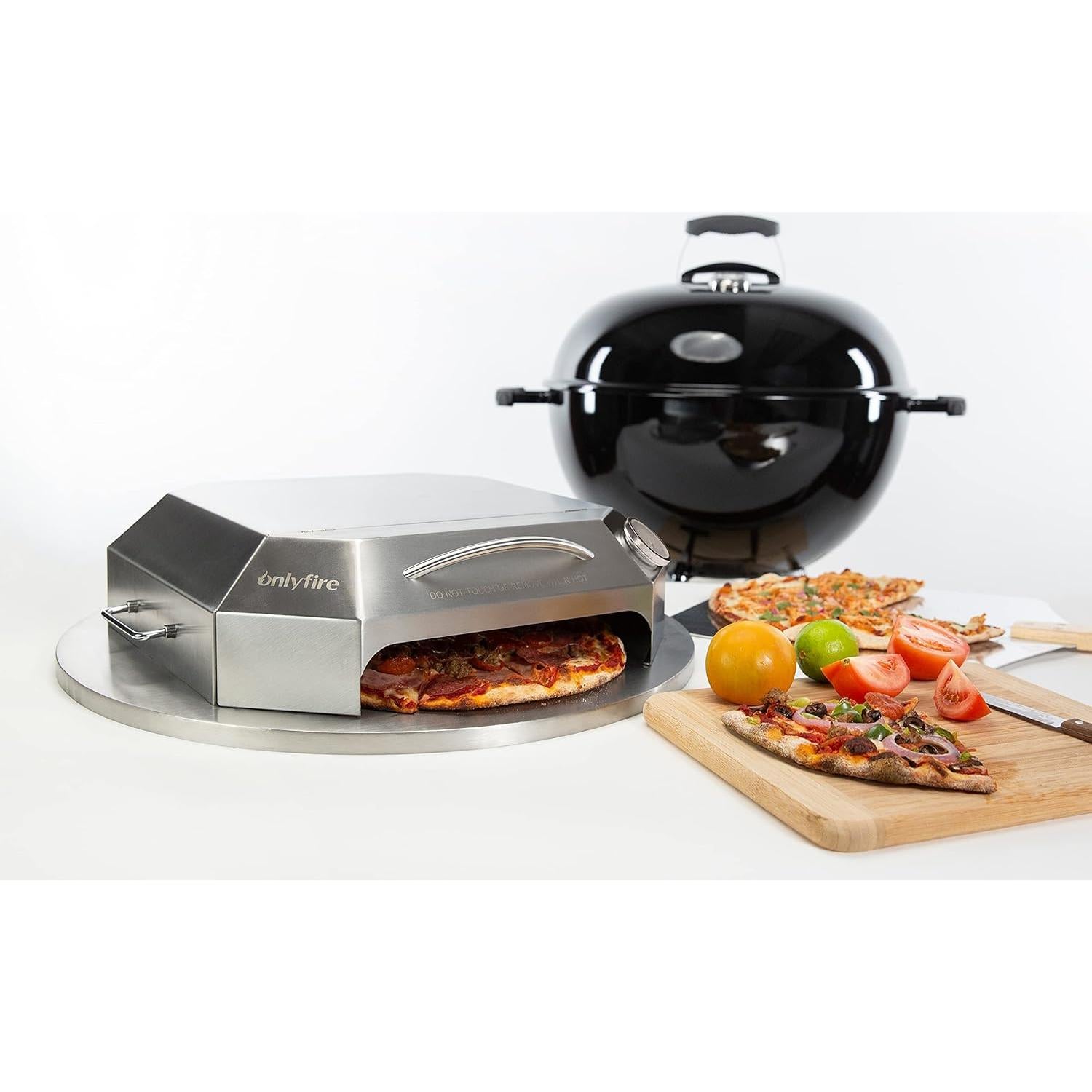 Kit Horno de Pizza Acero Inoxidable Onlyfire 22" Carbón