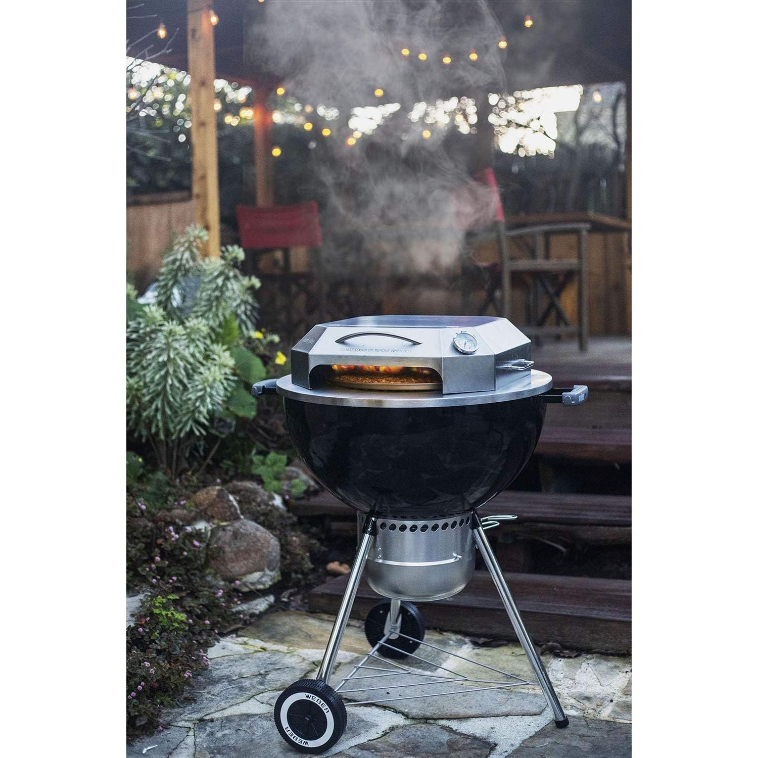 Kit Horno de Pizza Acero Inoxidable Onlyfire 22" Carbón