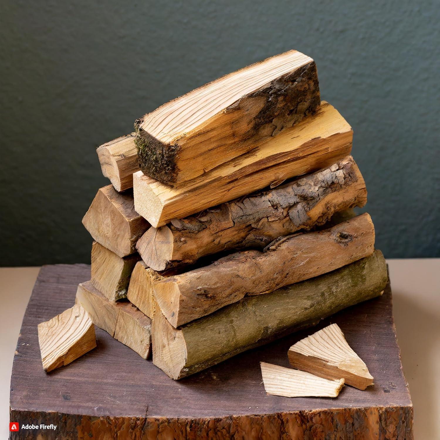 Troncos de Madera de Roble Raccoon River 6" para Pizza