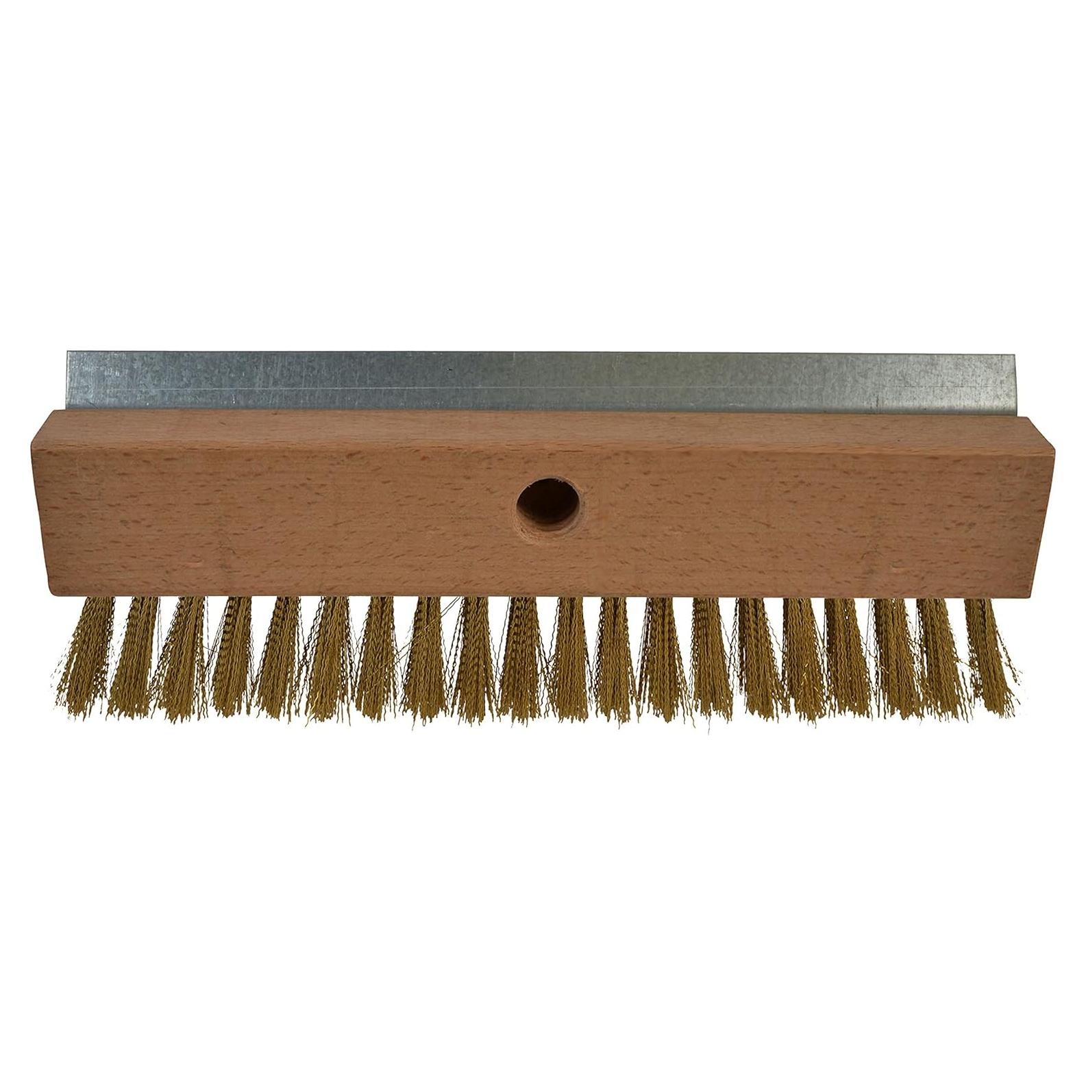 Cepillo para Piedra de Horno Janico 4004 con Raspador de Acero