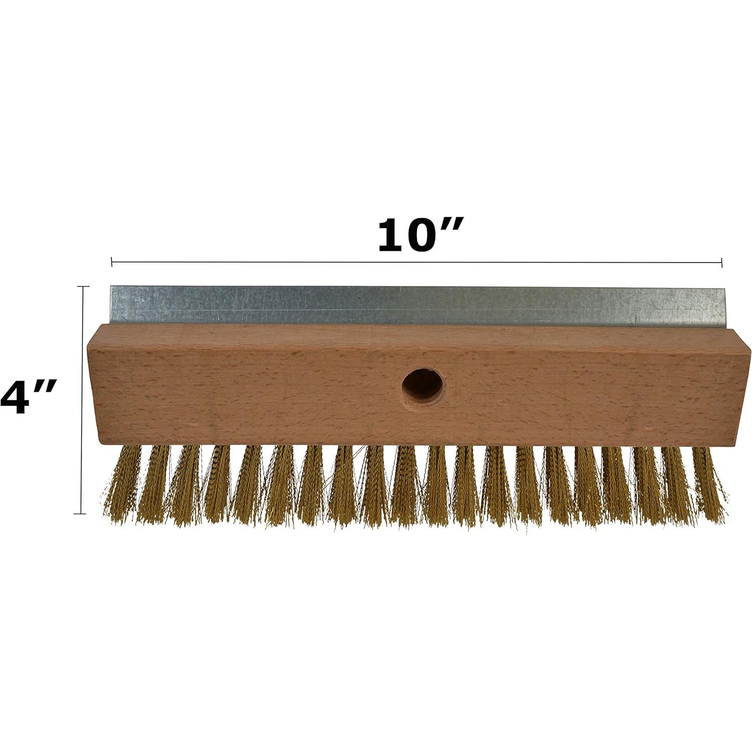 Cepillo para Piedra de Horno Janico 4004 con Raspador de Acero