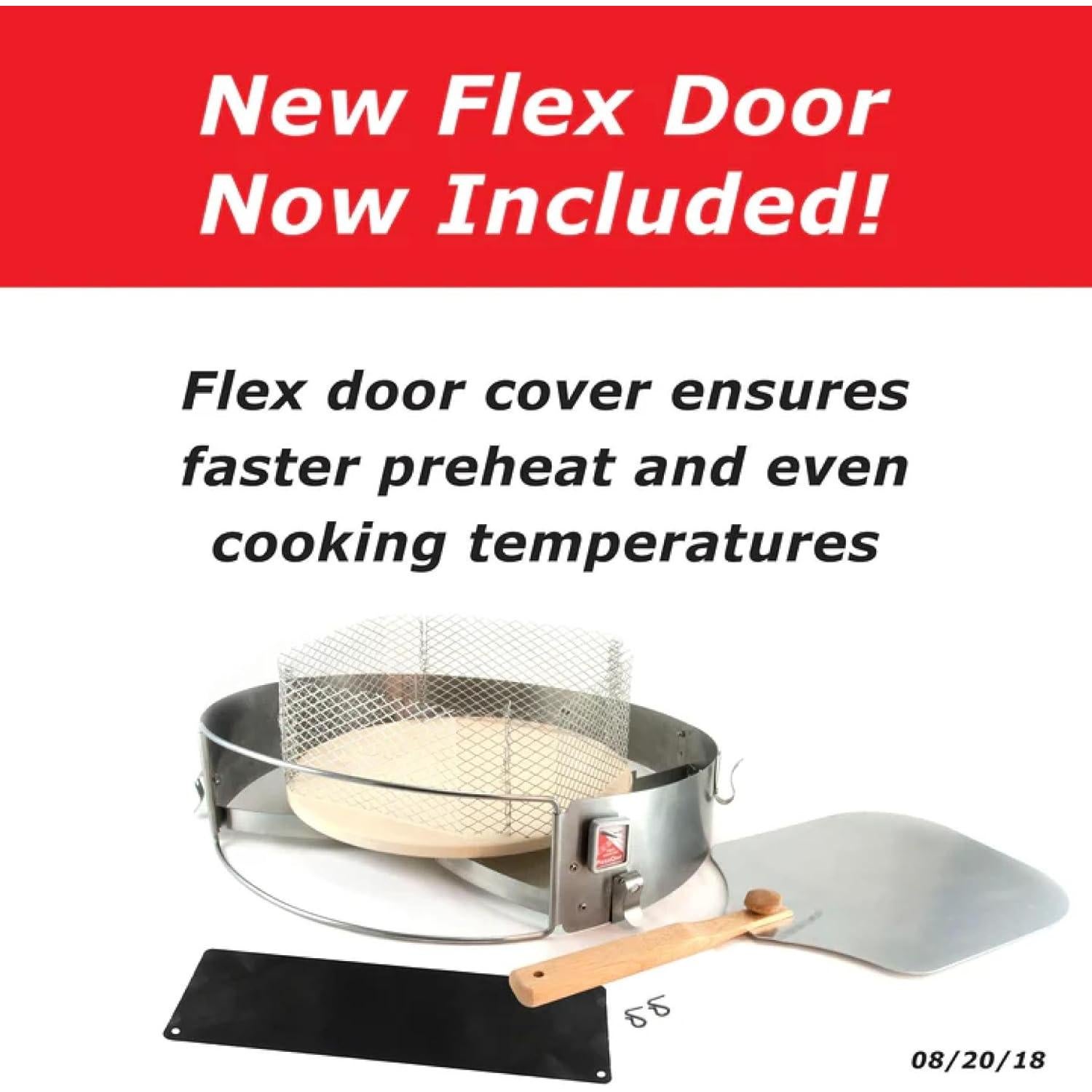 Kit de PizzaQue Deluxe para Parrillas Kettle 18" y 22.5"