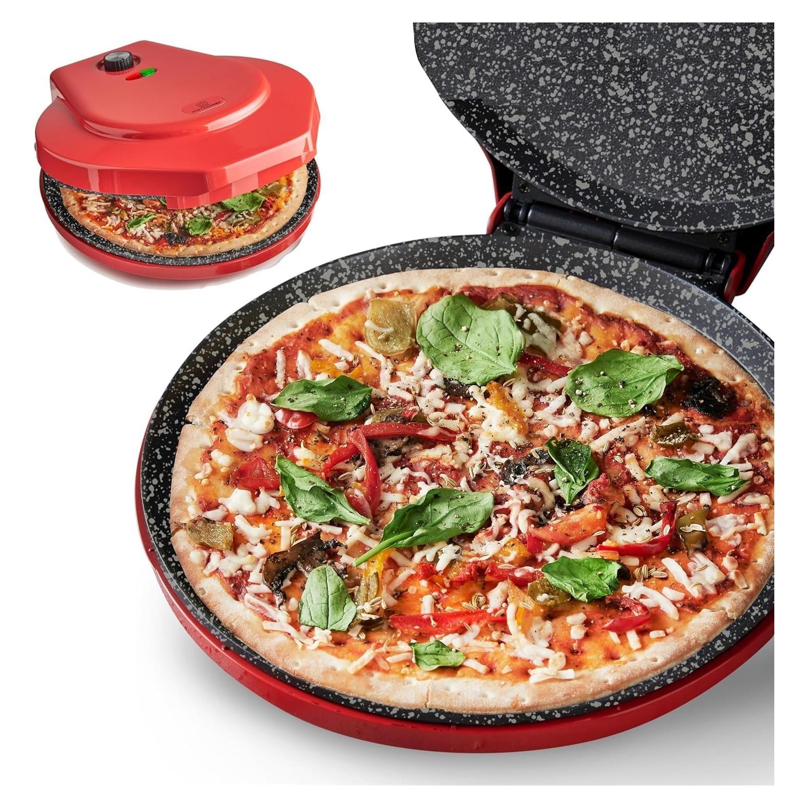 Horno de Pizza Eléctrico MisterChef BP300 Rojo 1450W 30 cm