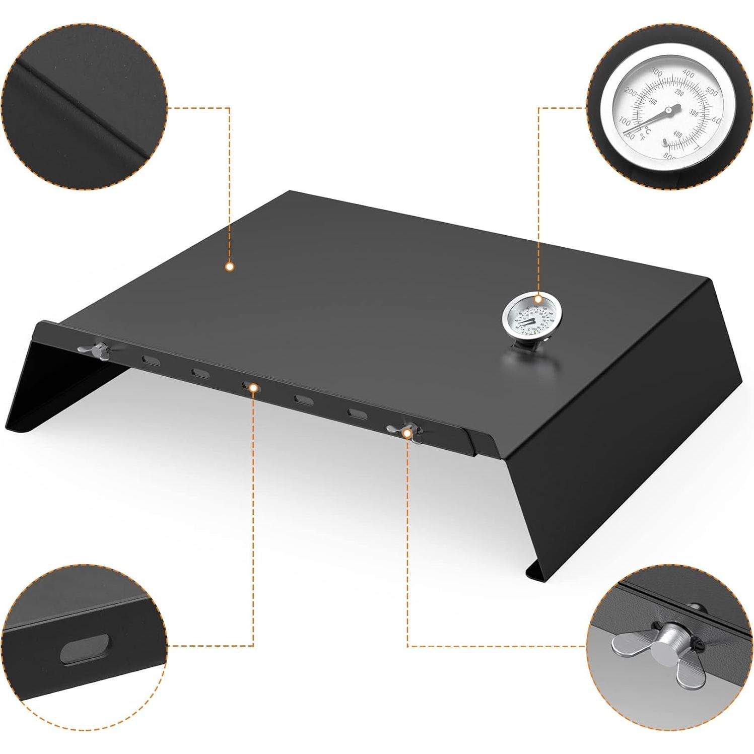 Kit Horno de Pizza Skyflame Ajustable 50.8-76.2 cm Metal